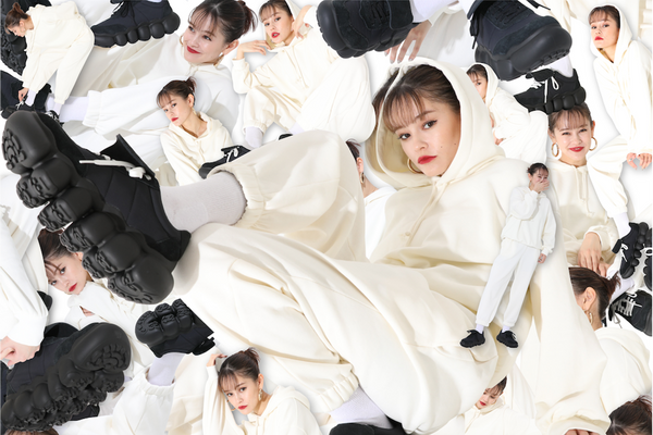 モデルのemmaとのサッカーシューズをモチーフにしたコラボモデルを発表 SOCIAL TOKYOにてポップアップストア開催