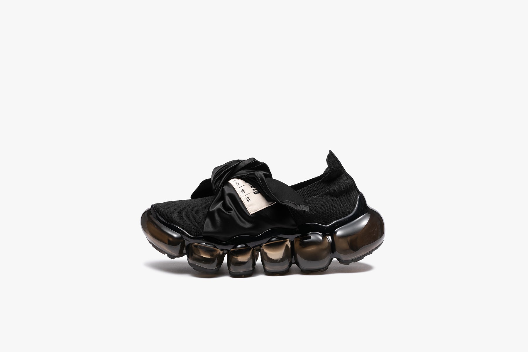 JEWELRY HANKIE PUMPS - BLACK / BLACK (ジュエリー ハンキー パンプス 