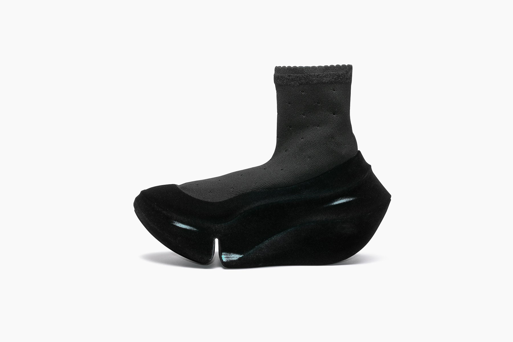 ORCA DOTTED LACE FLOCKY SCRATCH - BLACK TURQUOISE / BLACK (オルカ 