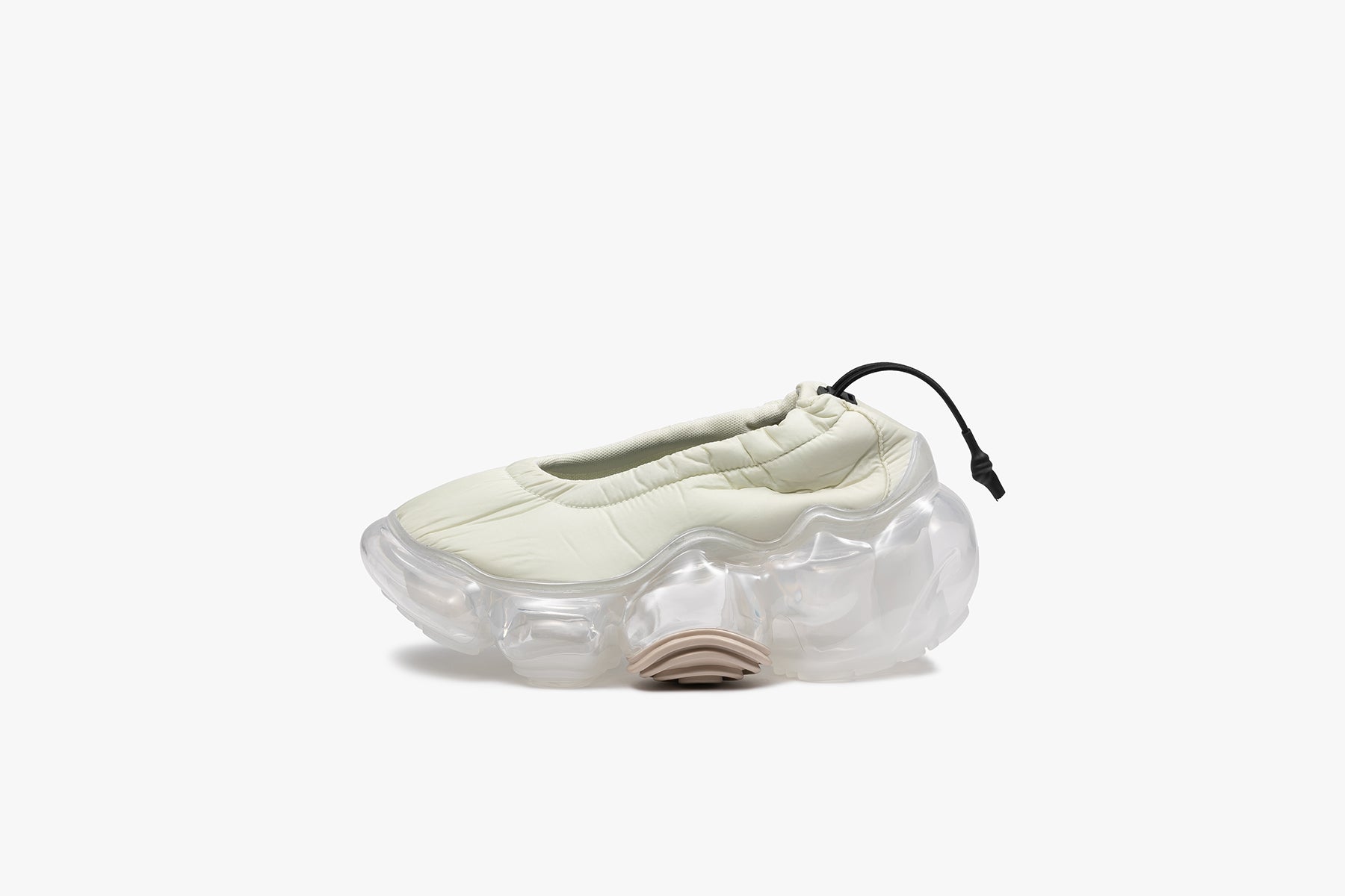 MOOPIE PUMPS - CREAM / CLEAR (ムーピー パンプス クリーム / クリア 