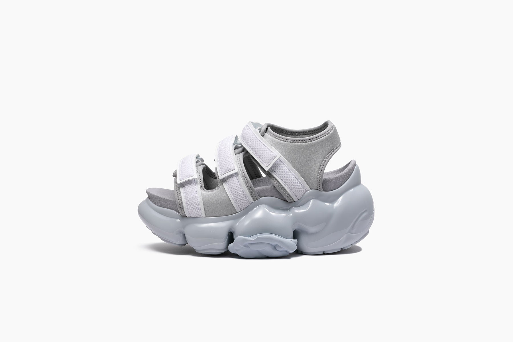 MOOPIE CATERPILLAR SANDAL - WHITE / ICEGRAY SOLID (ムーピー 
