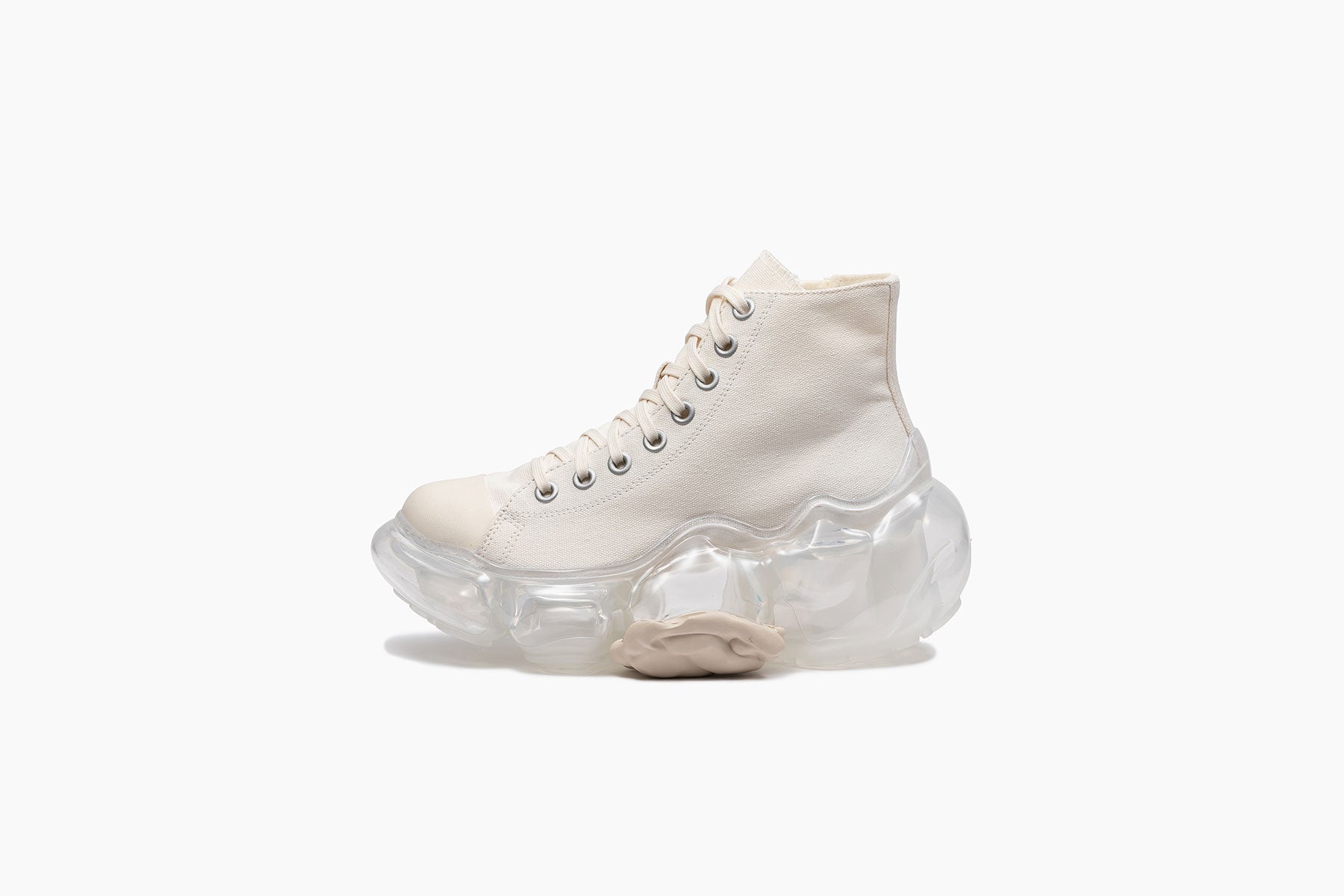 MOOPIE HIGHCUT - CREAM / CLEAR (ムーピー ハイカット クリーム 