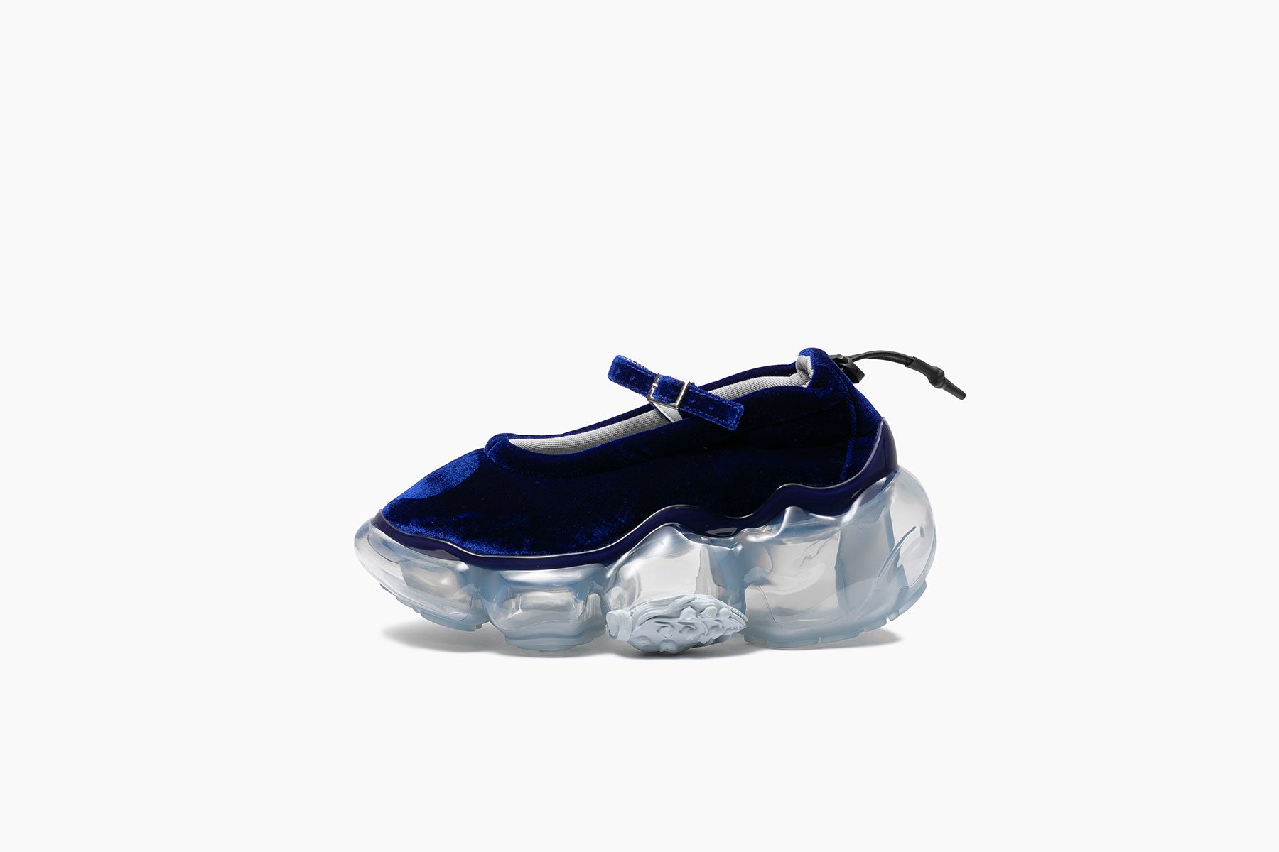 MOOPIE PUMPS - NAVY VELVET / ICEG RAY (ムーピー パンプス ネイビー 