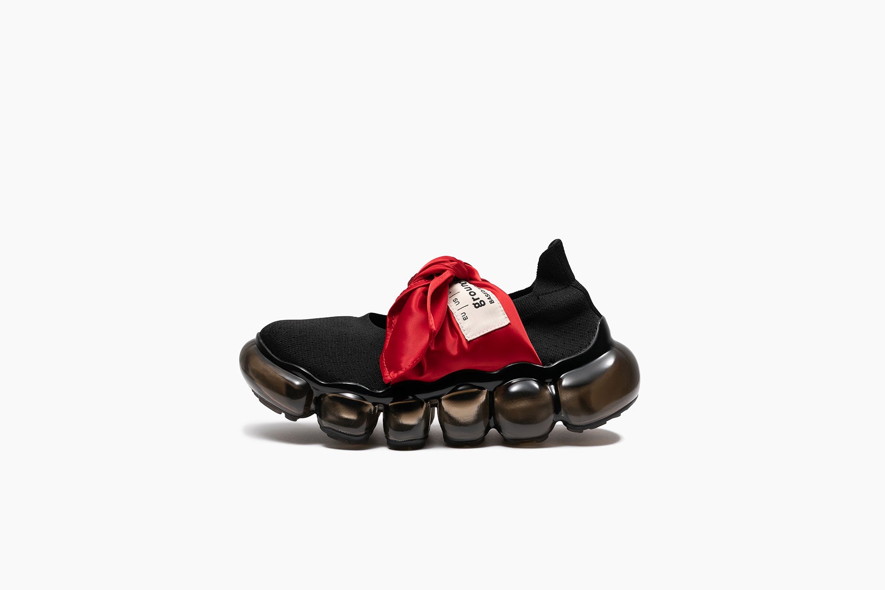JEWELRY HANKIE PUMPS - BLACK RED / BLACK (ジュエリー ハンキー 