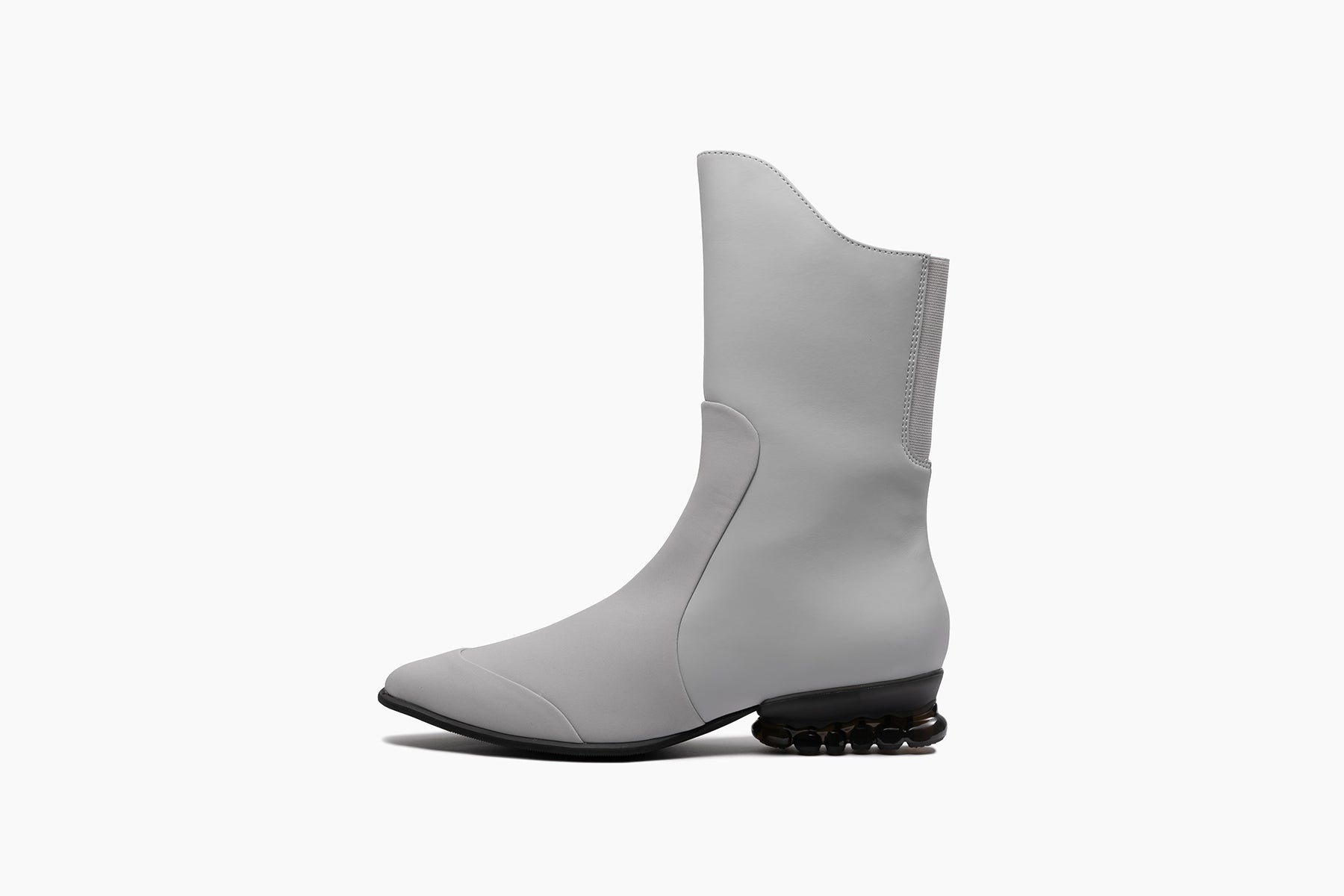 BABY JEWELRY BOOTS - GRAY / BLACK (ベイビー ジュエリー