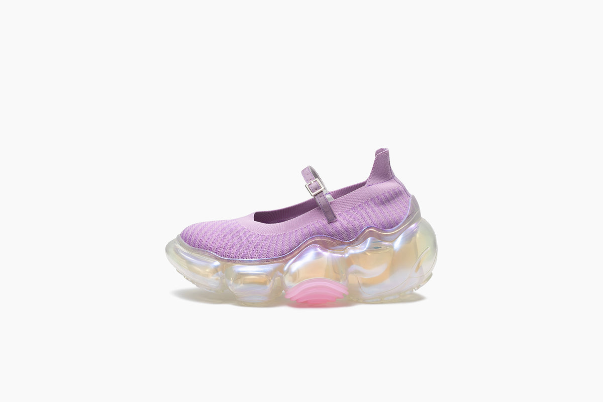 MOOPIE KNIT PUMPS - LIGHT PURPLE / AURORA (ムーピー ニットパンプス 