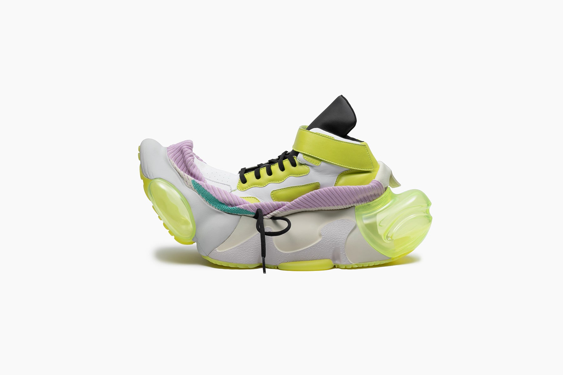 grounds CRYSTAL DIMENSION  WHITE NEON YELLOW / CREAM NEON YELLOW