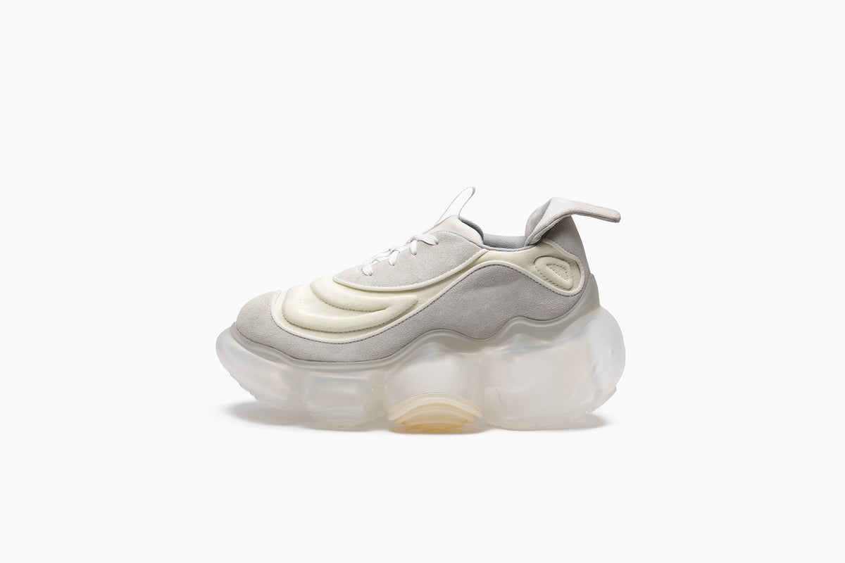 MOOPIE NAZCA LACE - OFF WHITE GRAY / CLEAR MATTE (ムーピー ナスカ 