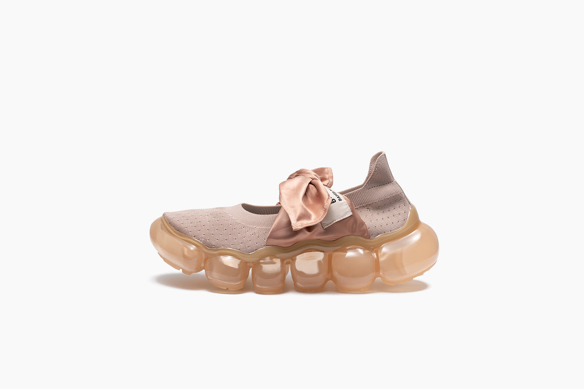 JEWELRY HANKIE PUMPS - DUSTY PINK / NUDE (ジュエリー ハンキー 