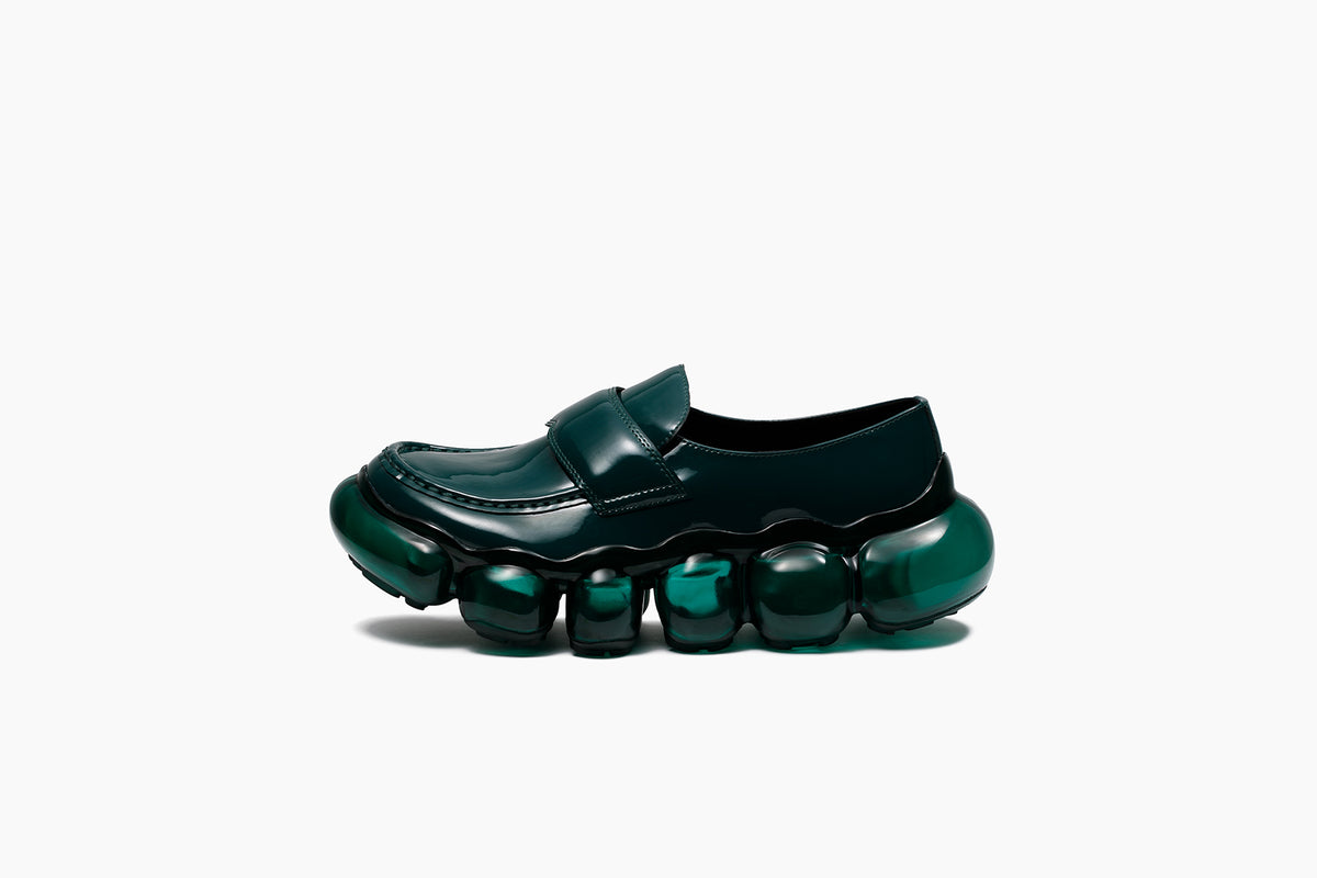 JEWELRY LOAFER DARK GREEN / DARK GREEN (ジュエリー ローファー 