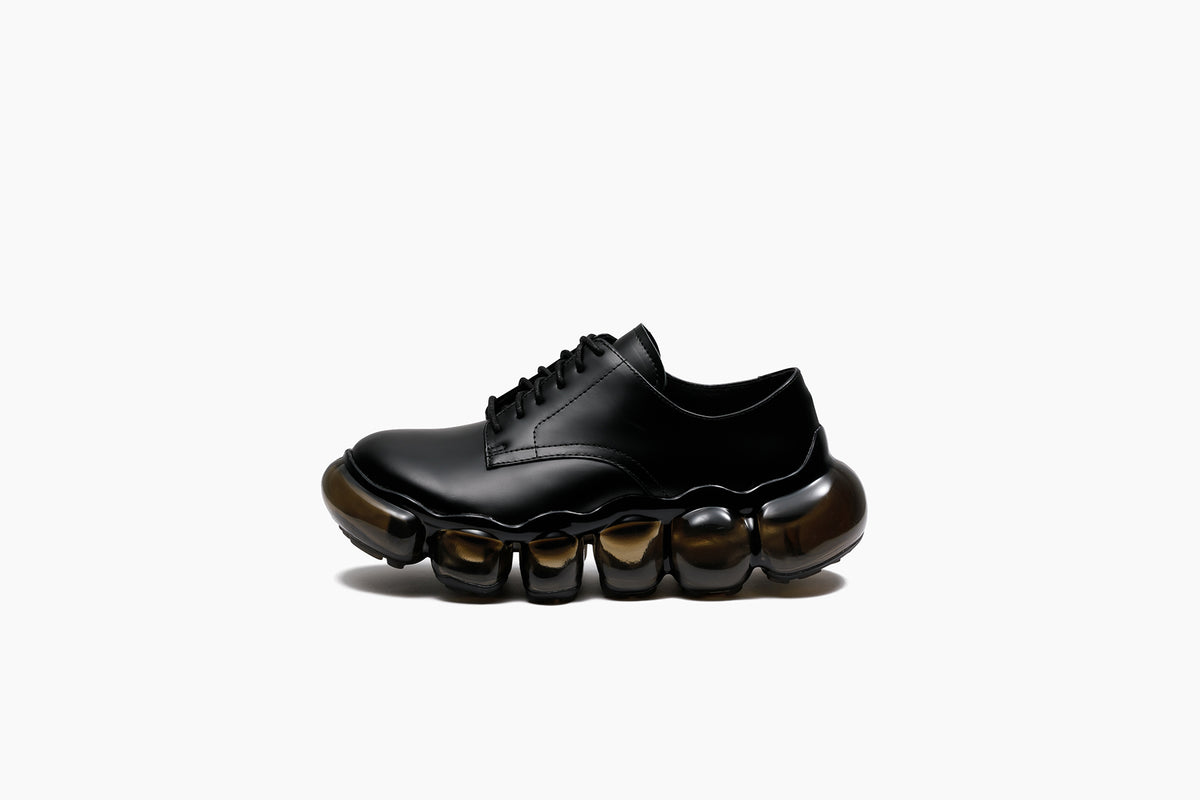 JEWELRY PLAIN TOE - BLACK / BLACK ( ブラック / ブラック )｜grounds 
