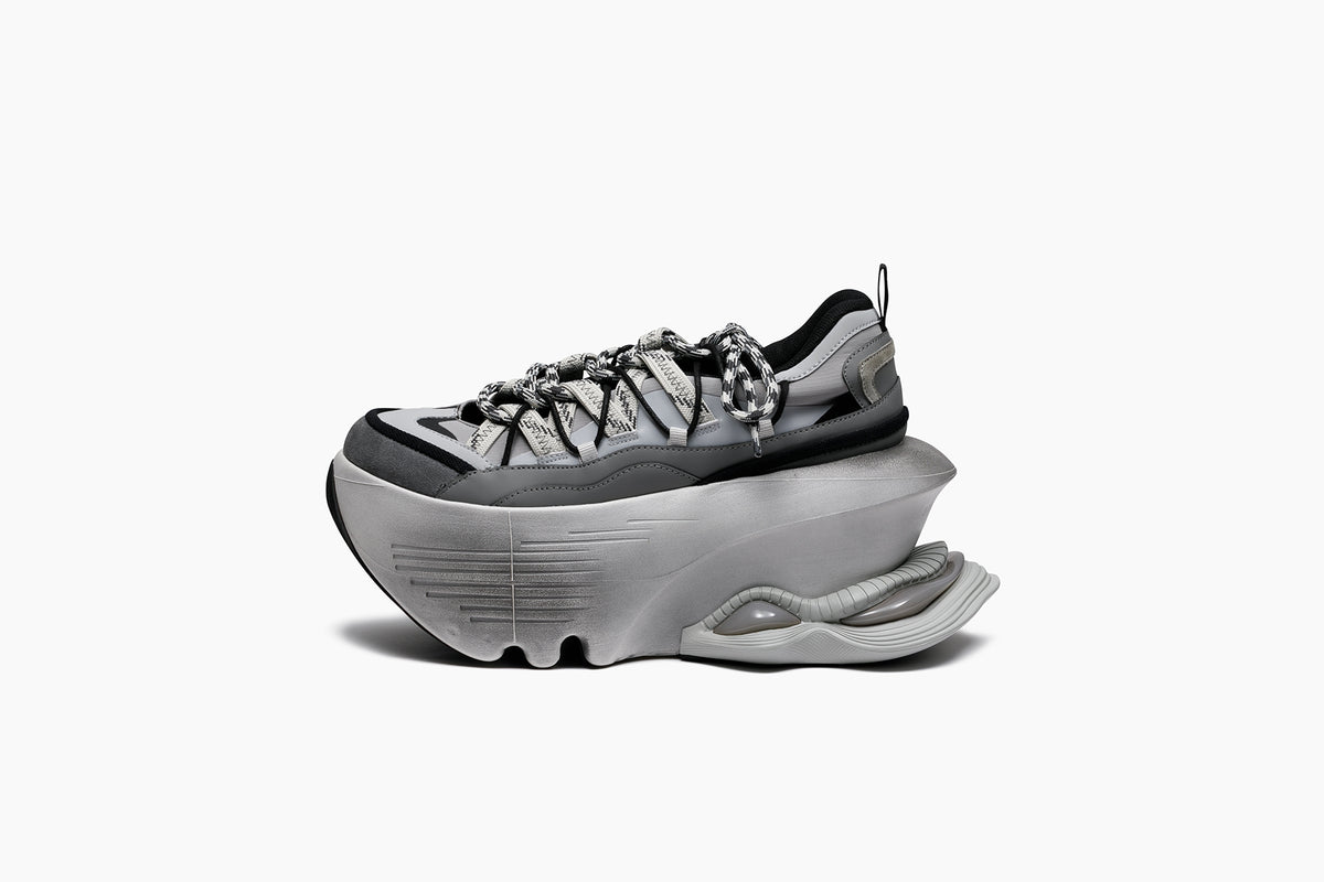 JOG VISION FLUX OPEN LACE - LIGHT GRAY / WHITE (ジョグ ビジョン 