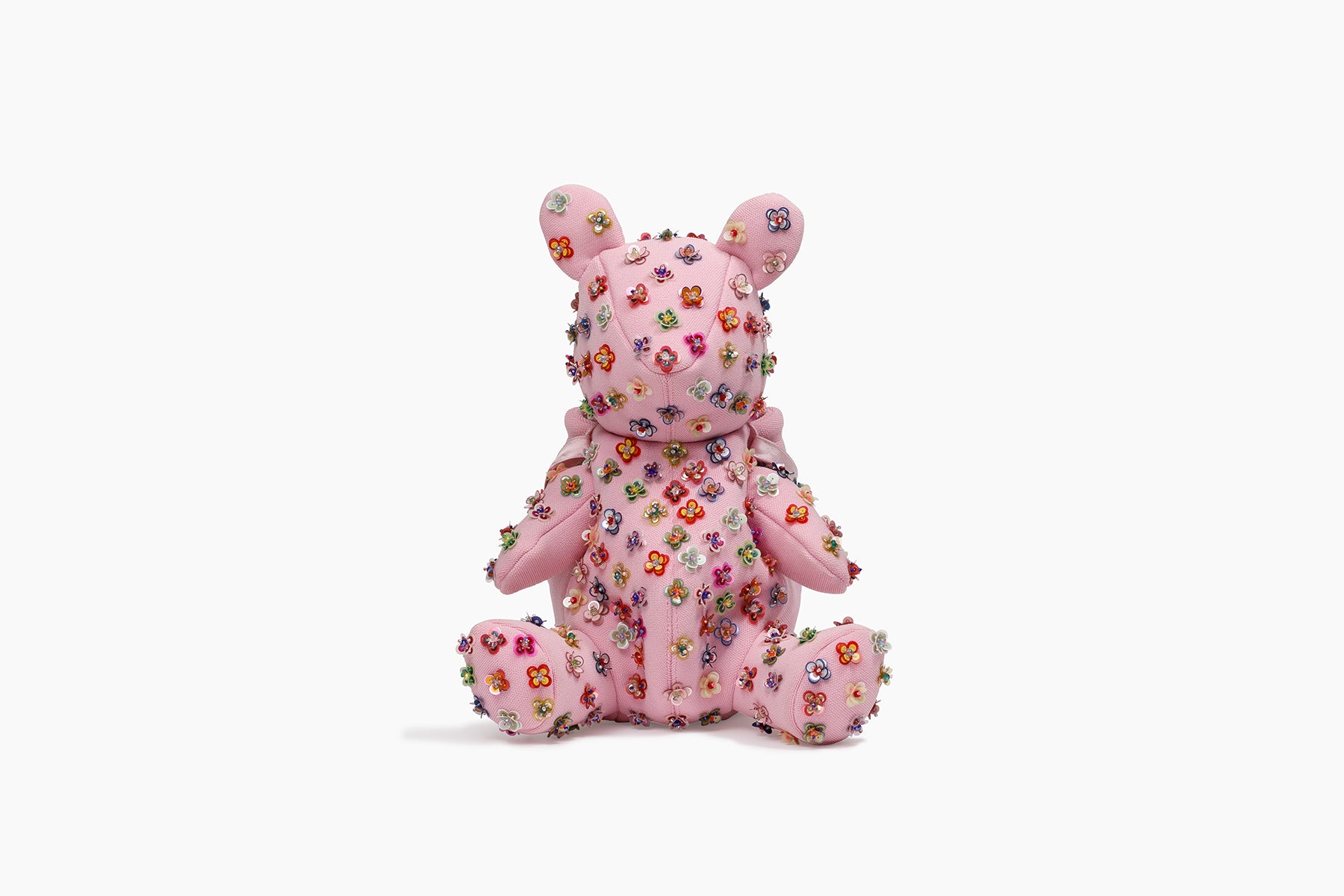 grounds BEAR BAG X HEAVEN TANUDIREDJA 09 | FLOWER BEAR BAG / PINK x MIX