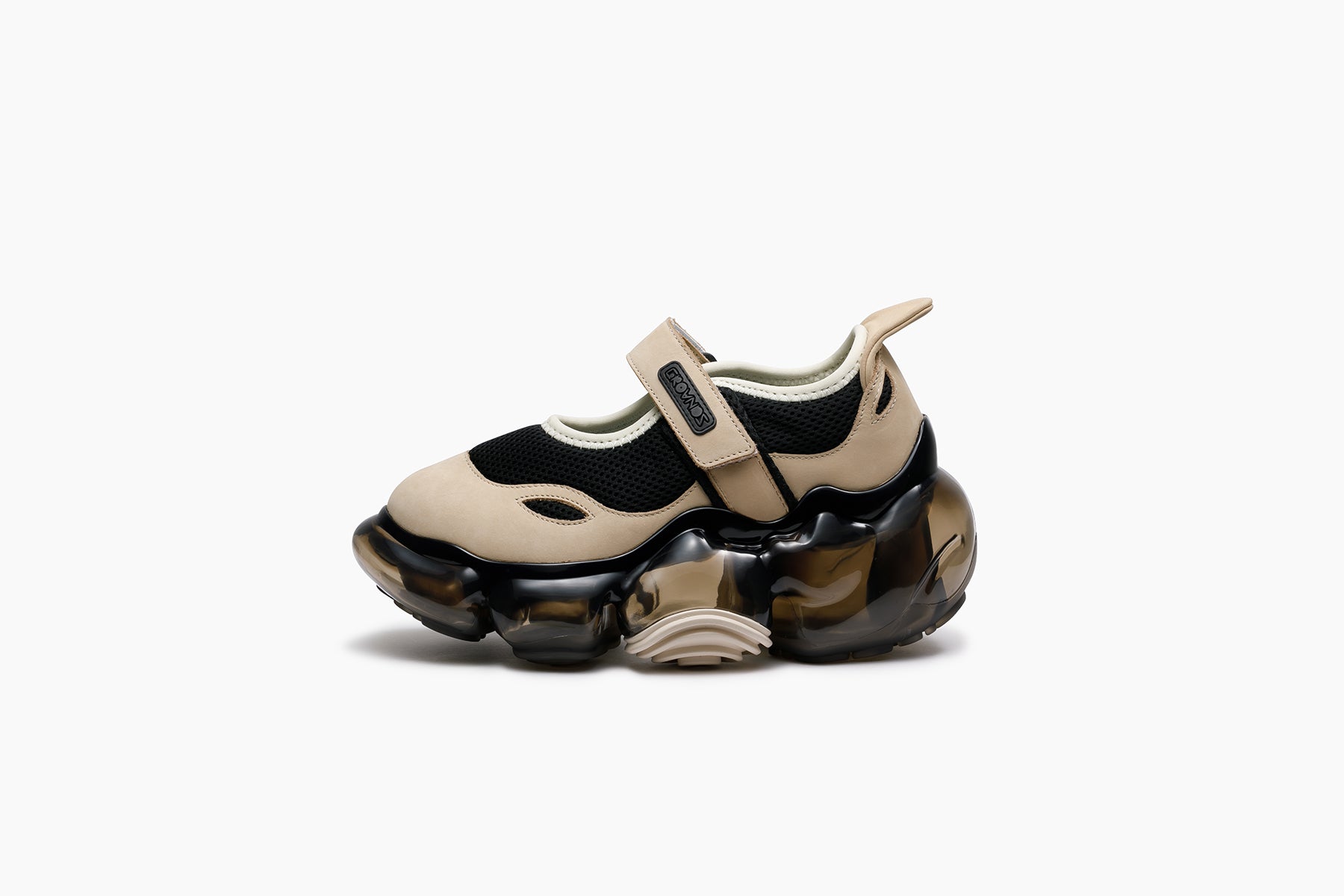 MOOPIE MARY JANE- BLACK NUDE / BLACK (ムーピー メリージェーン