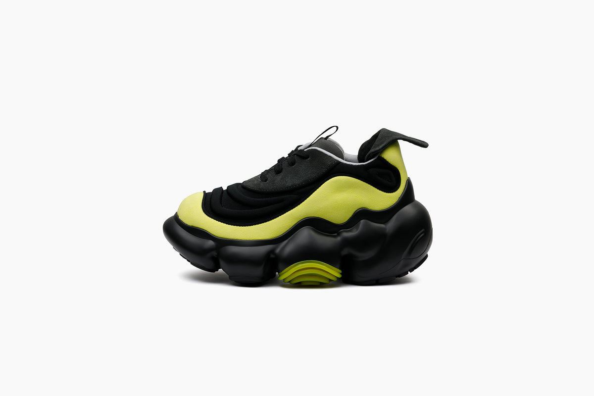 MOOPIE NAZCA LACE - BLACK CITRON / BLACK SOLID MATTE (ムーピー 