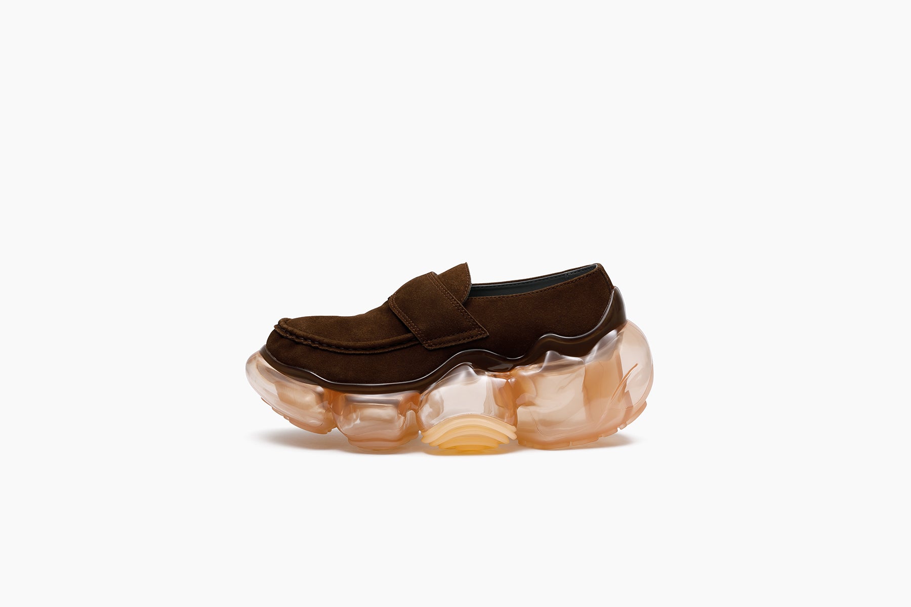 MOOPIE LOAFER - BROWN HAIRY / TAN (ムーピーローファー - ブラウン
