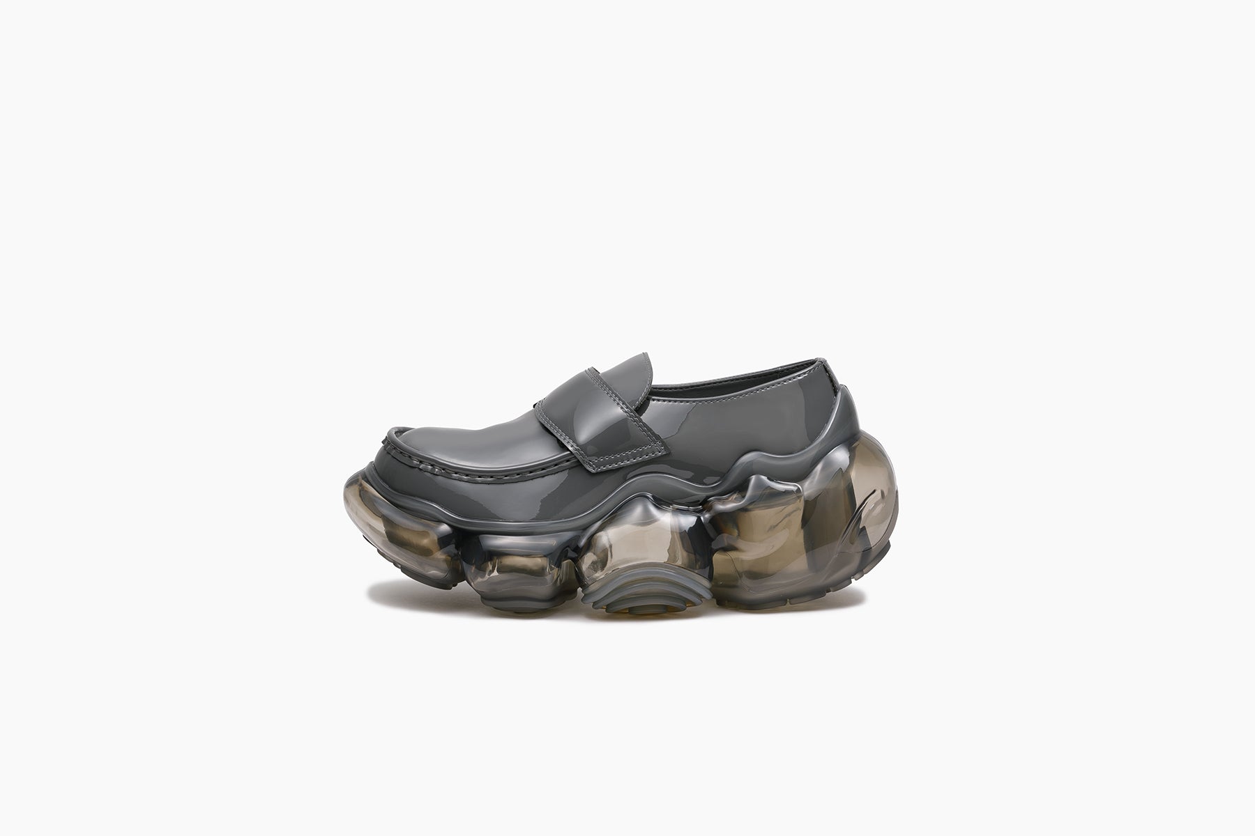 MOOPIE LOAFER - DARK GRAY / DARK GRAY (ムーピーローファー