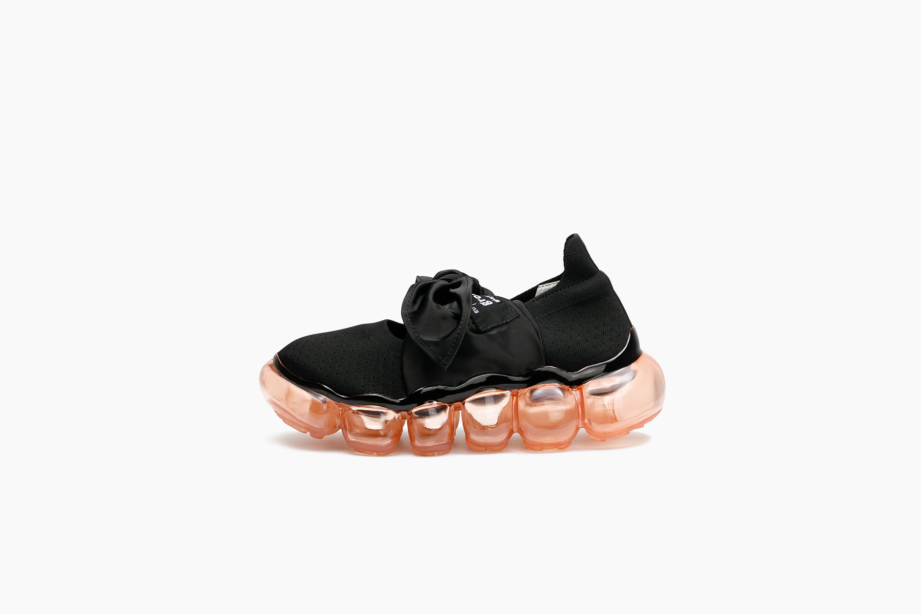 JEWELRY HANKIE PUMPS - BLACK / ORANGE (ジュエリー ハンキー