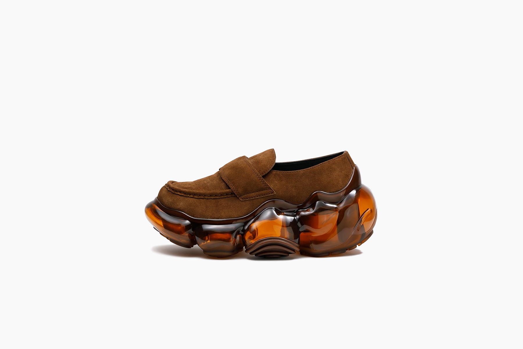 grounds MOOPIE LOAFER ローファー ブラウン　24cm MOOPIE LOAFER - BROWN / BROWN (ムーピーローファー - ブラウン