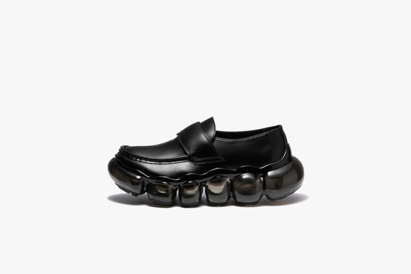 grounds JEWELRY LOAFER BLACK LEATHER / BLACK