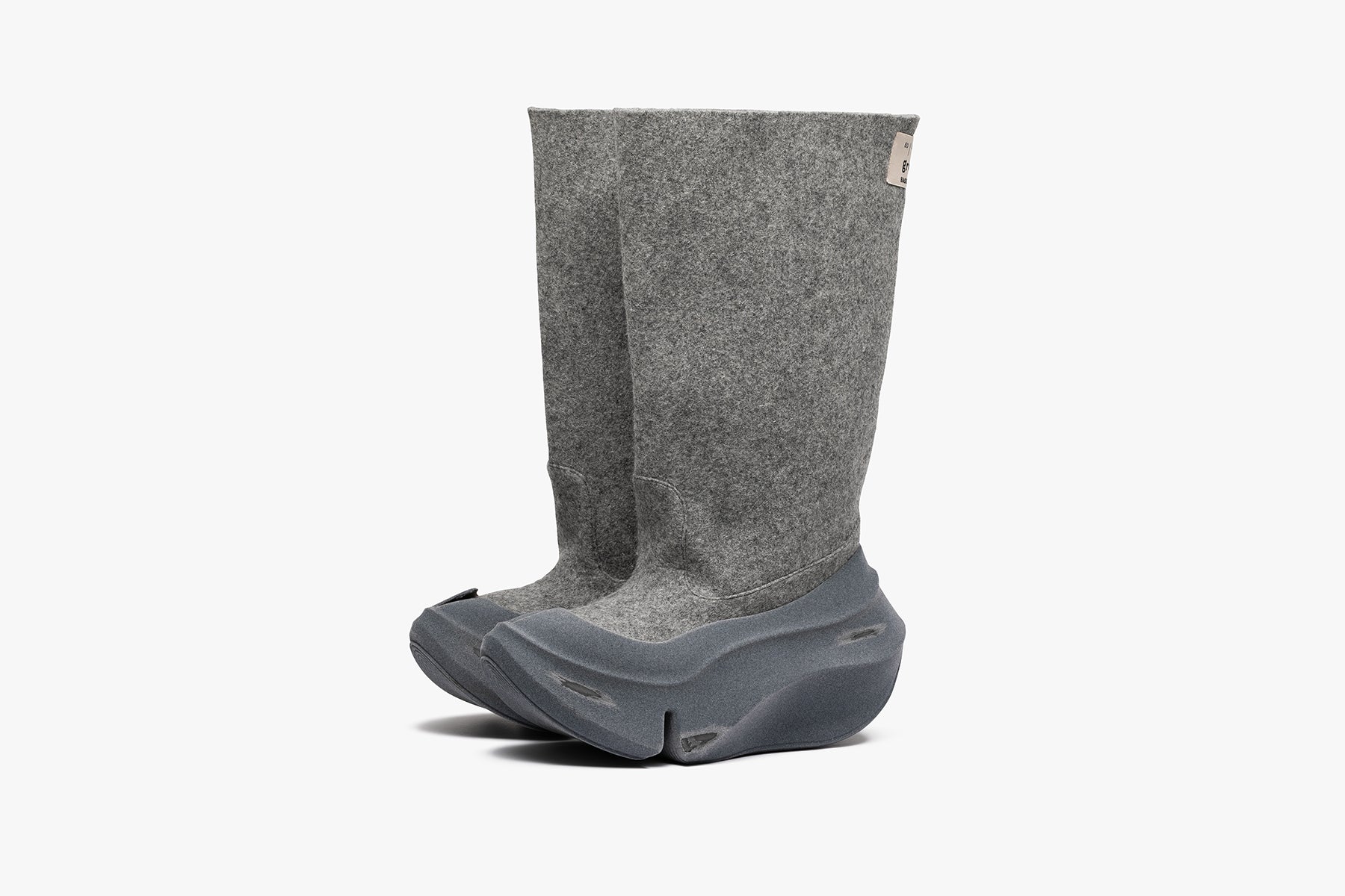 grounds ORCA BOOTS FLOCKY SCRATCH GRAY / GRAY