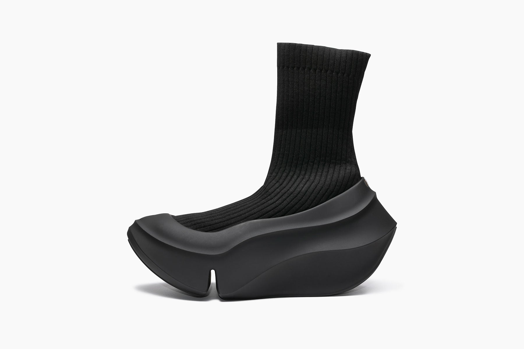 grounds ORCA RIB SOCK BLACK / BLACK MATTE