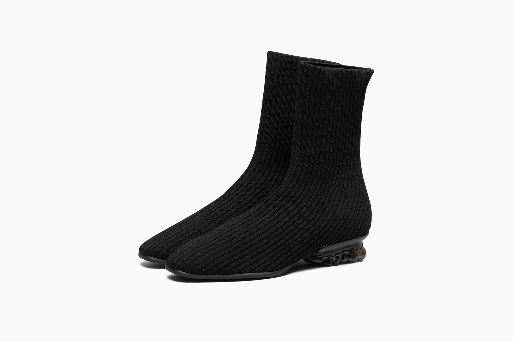 ■grounds■人気 BABY JEWELRY RIB SOCK BLACK 国内発 すぐ届く BABY JEWELRY RIB SOCK - BLACK / BLACK (ベイビー ジュエリー