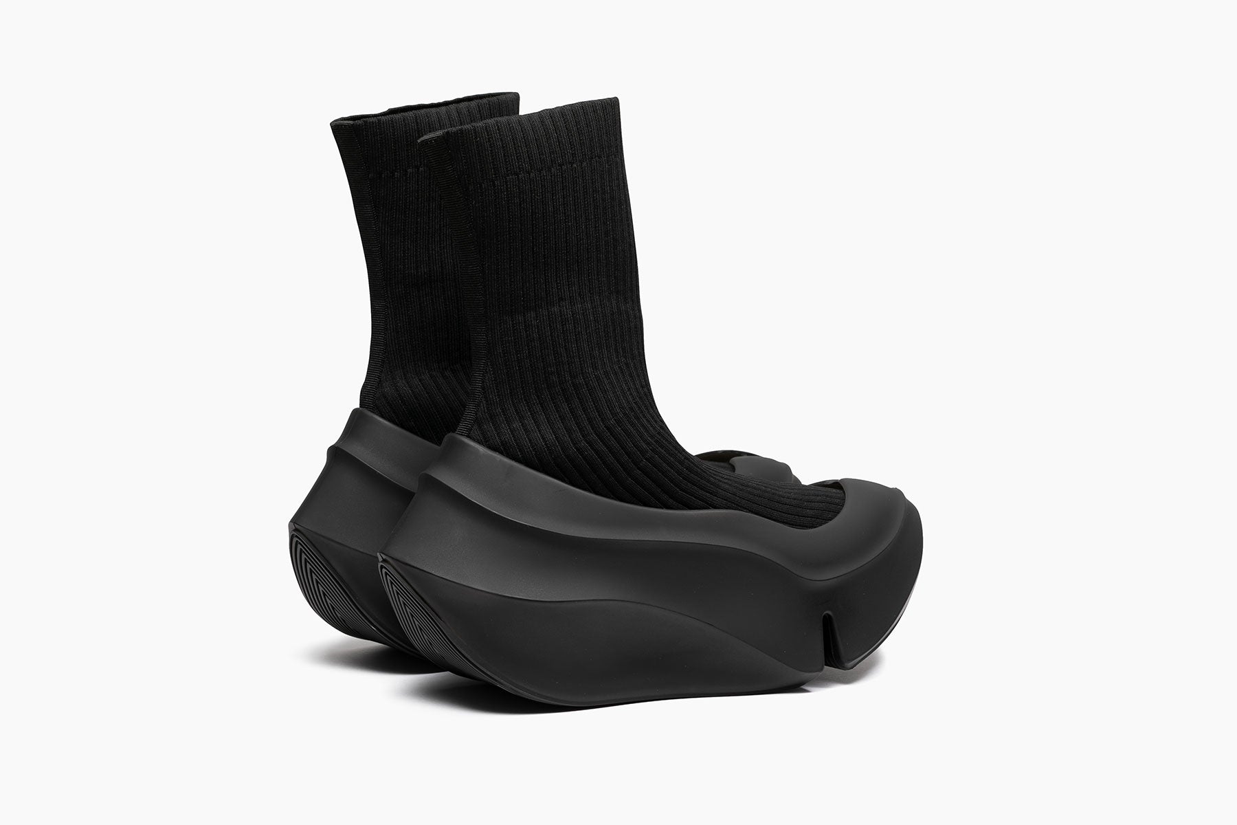 grounds ORCA RIB SOCK BLACK / BLACK MATTE