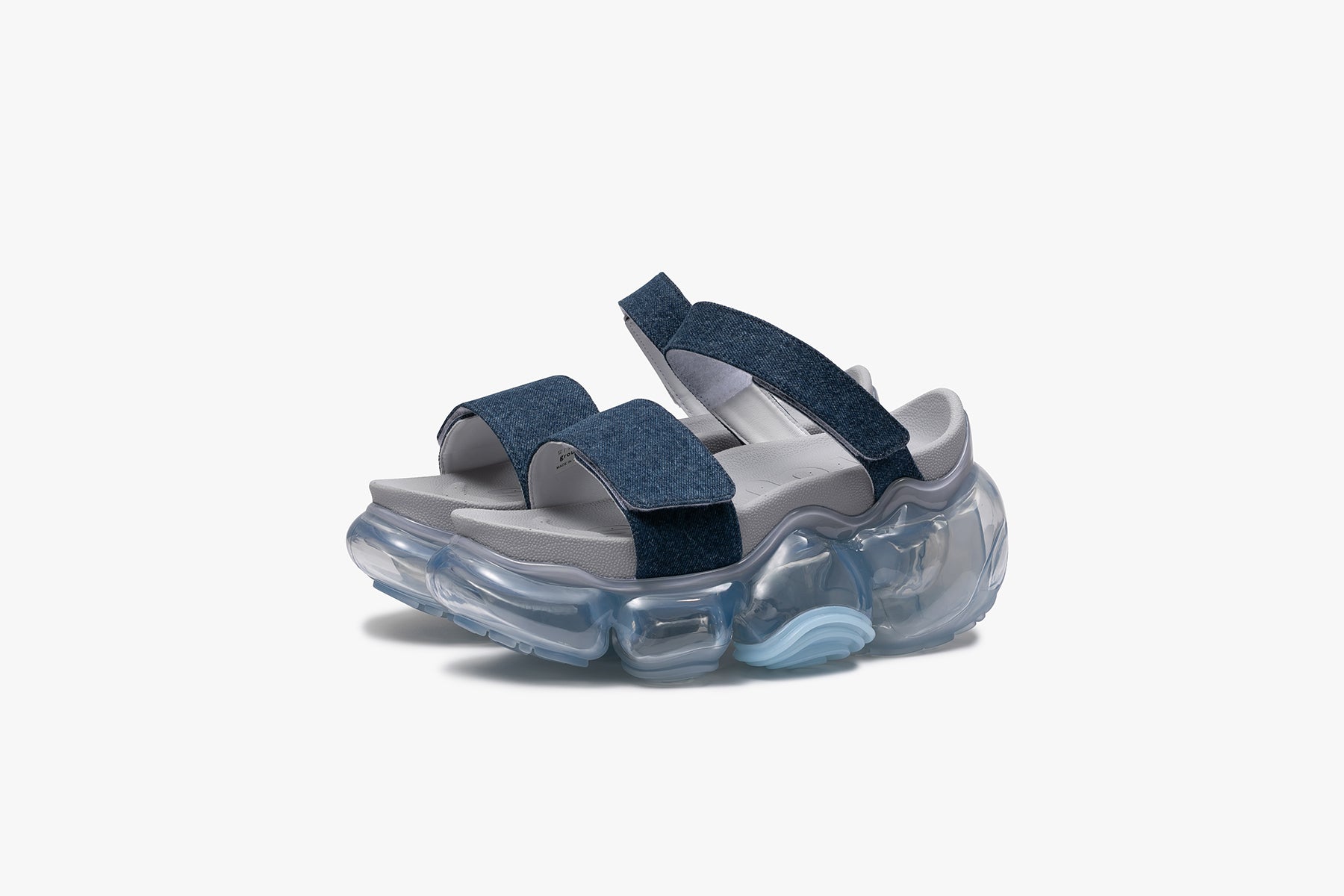 MOOPIE DENIM SANDAL - DENIM INDIGO / ICEGRAY (ムーピー