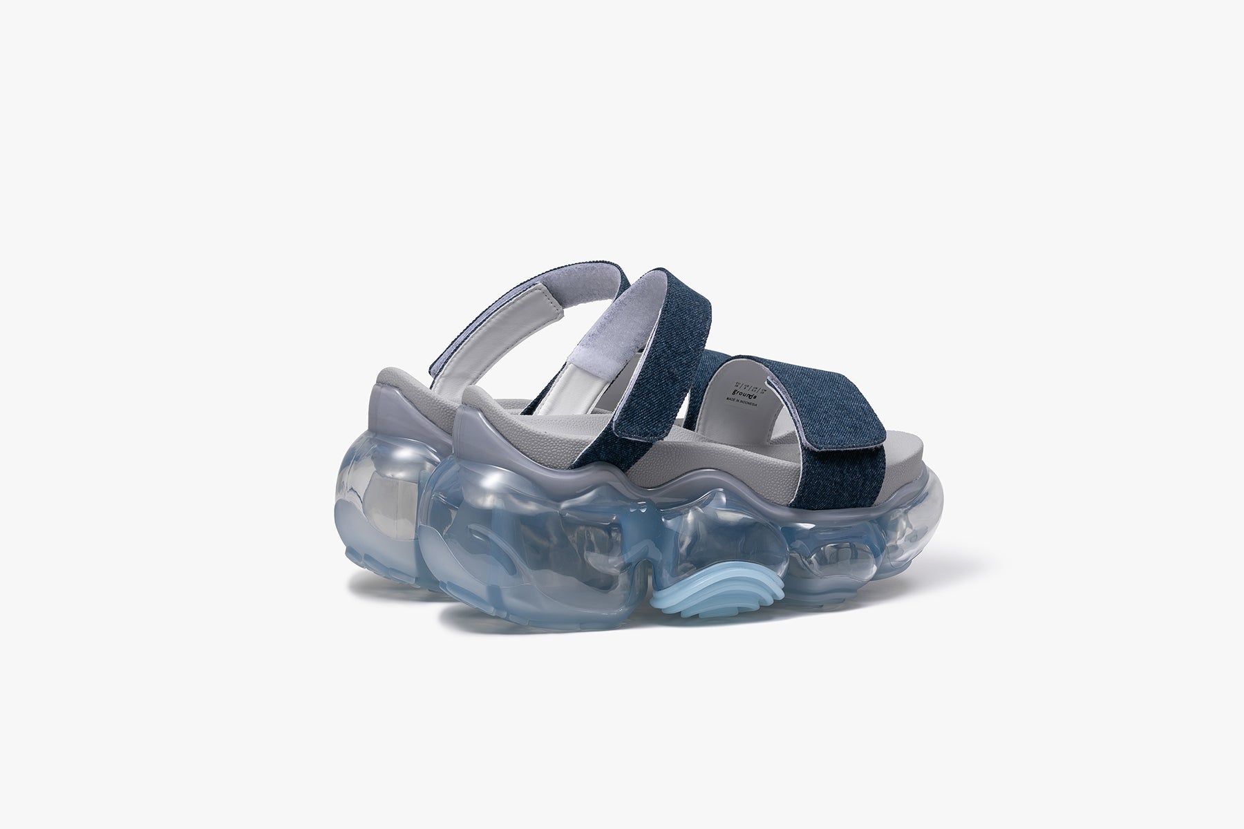 MOOPIE DENIM SANDAL - DENIM INDIGO / ICEGRAY (ムーピー