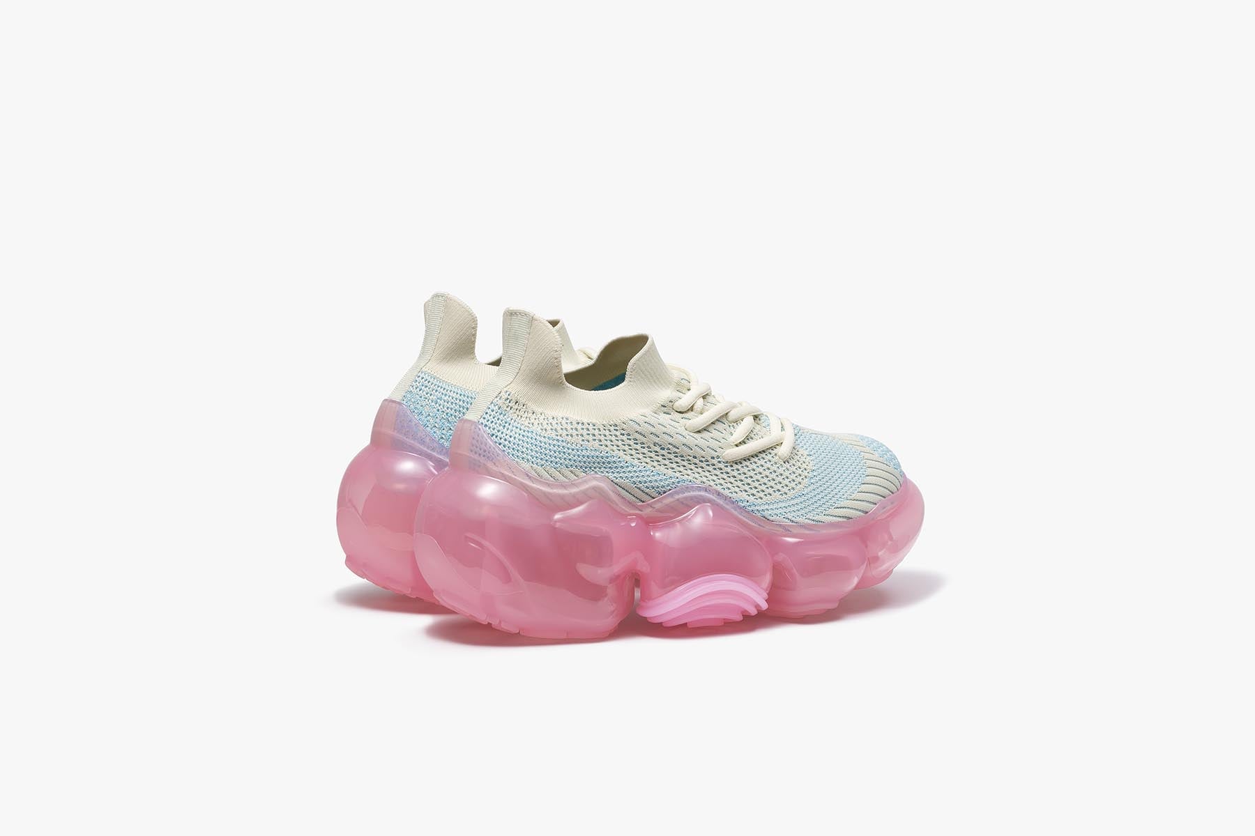 靴 grounds MOOPIE SKY PALE PINK 24cm MOOPIE - CREAM SKY / PINK (ムーピー - クリームスカイ / ピンク