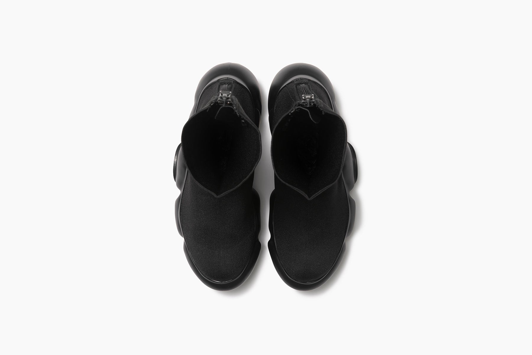 grounds MOOPIE KNIT BOOTS BLACK / BLACK MATTE