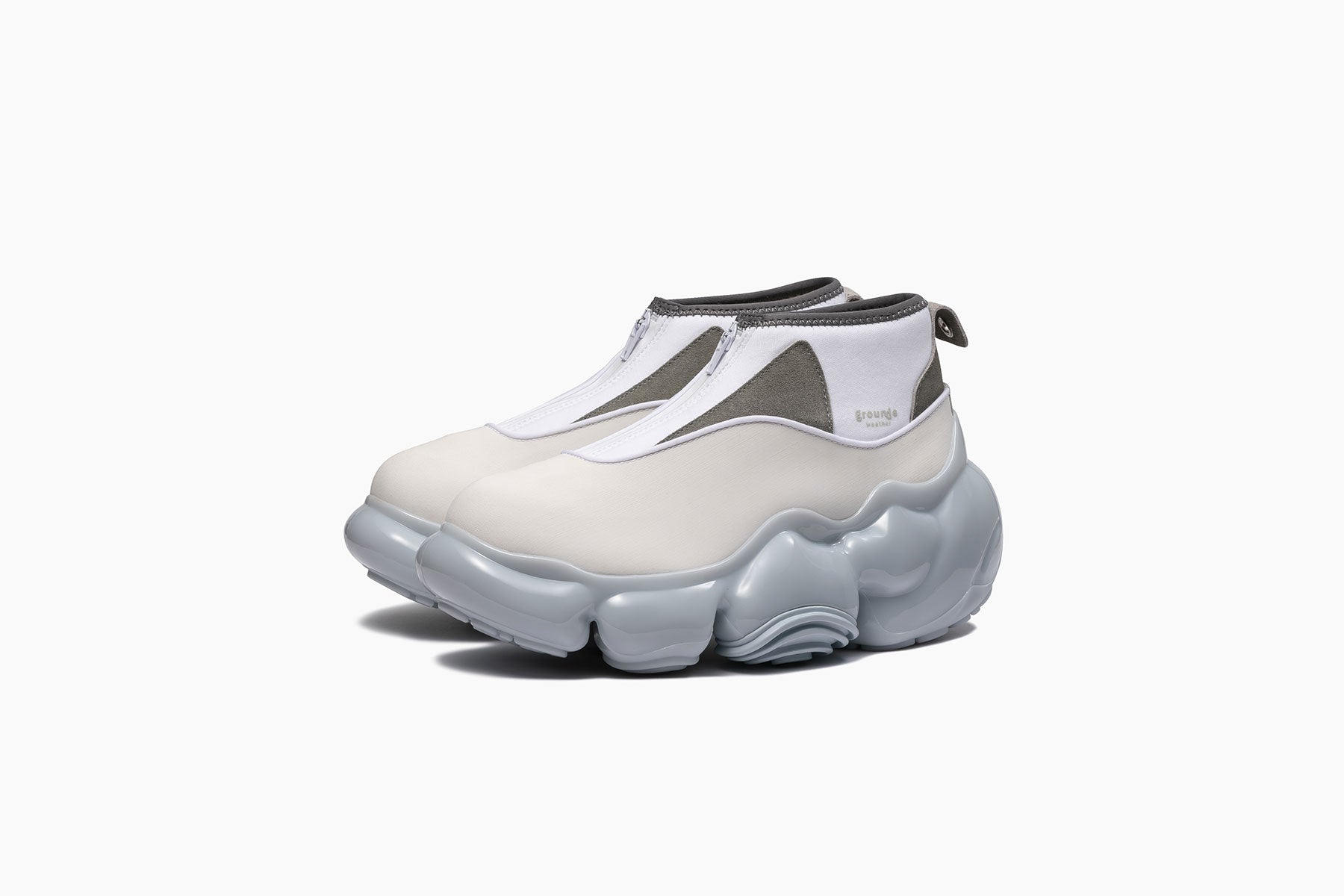 grounds MOOPIE NAZCA オフホワイト/アイスグレー 27cm MOOPIE NAZCA - OFF WHITE / ICEGRAY (ムーピー ナスカ オフ