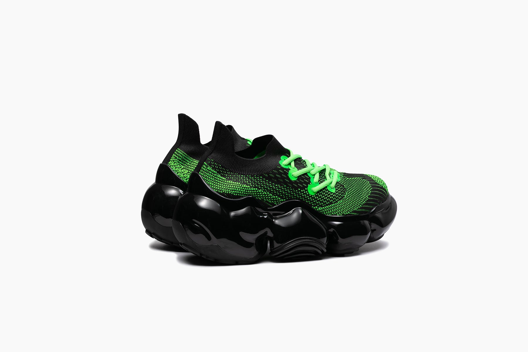 MOOPIE EL - BLACK NEON GREEN / BLACK SOLID (ムーピー