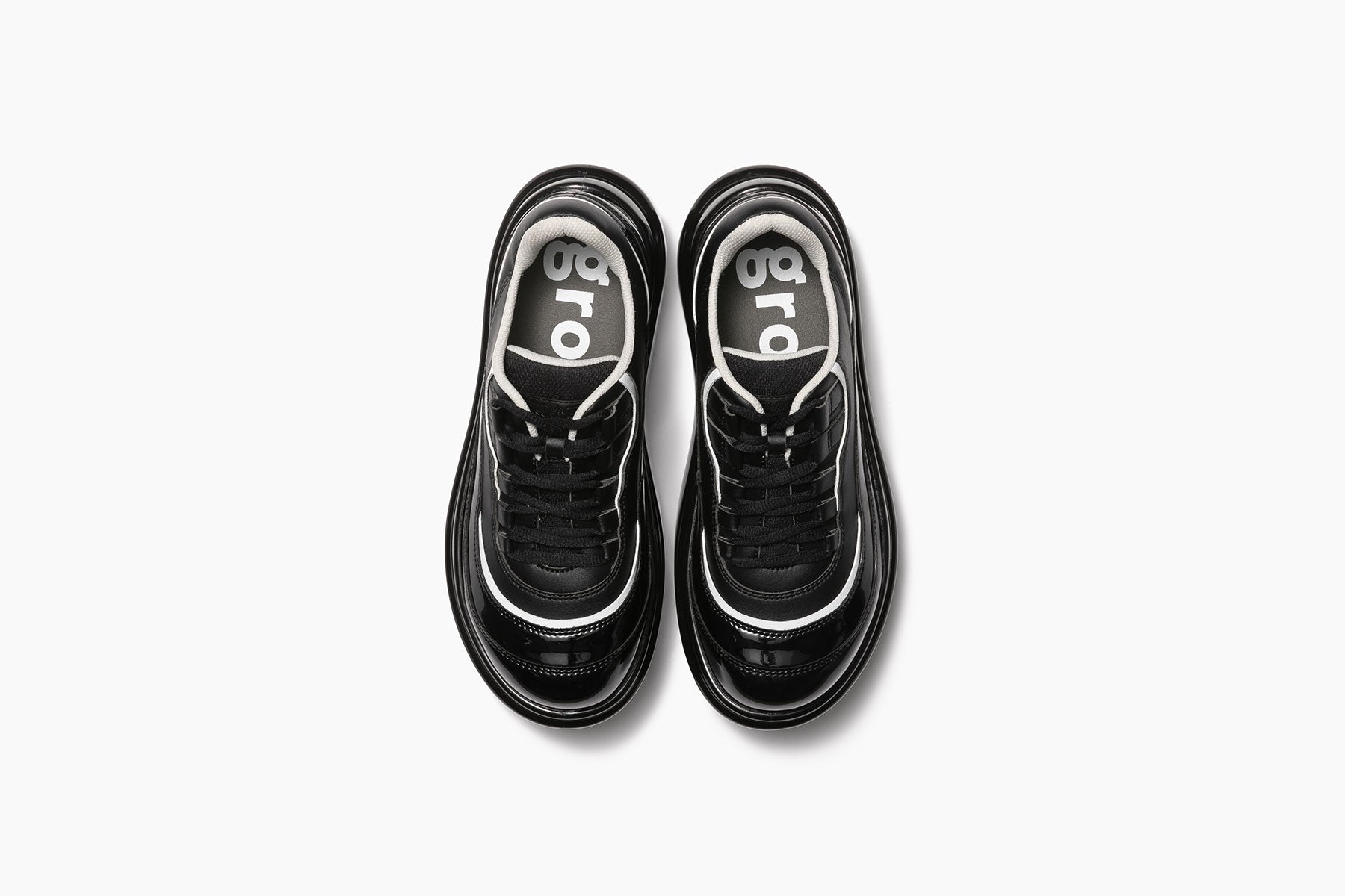 grounds SOBRET LIGHT ブラックスニーカー SORBET LIGHT - BLACK / BLACK (ソルベ ライト - ブラック