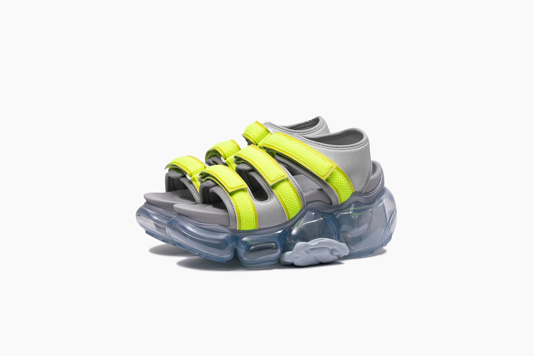 グラウンズ★MOOPIE CATERPILLAR SANDAL サンダル23am MOOPIE CATERPILLAR SANDAL - WHITE / ICE GRAY (ムーピー