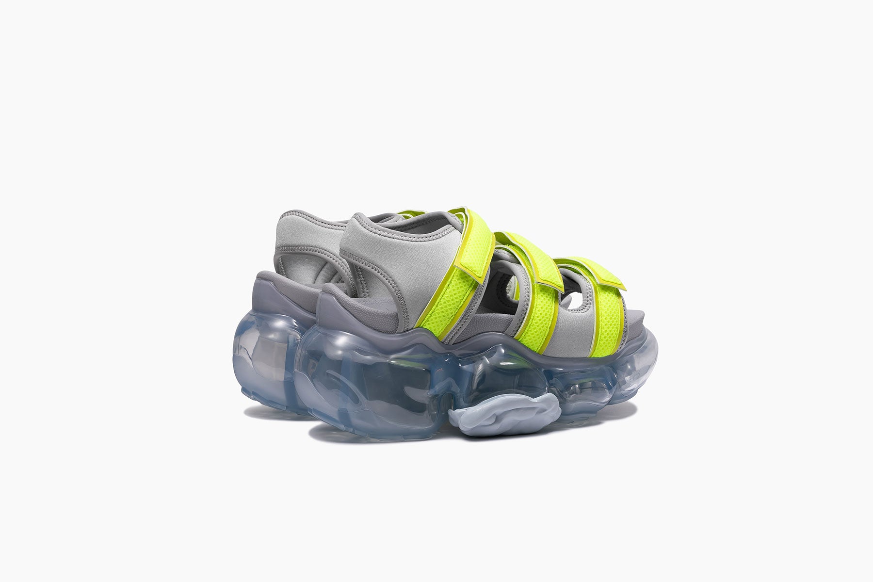 靴 GROUNDS MOOPIE CATERPILLAR SANDAL MOOPIE CATERPILLAR SANDAL - NEON YELLOW / ICEGRAY (ムーピー