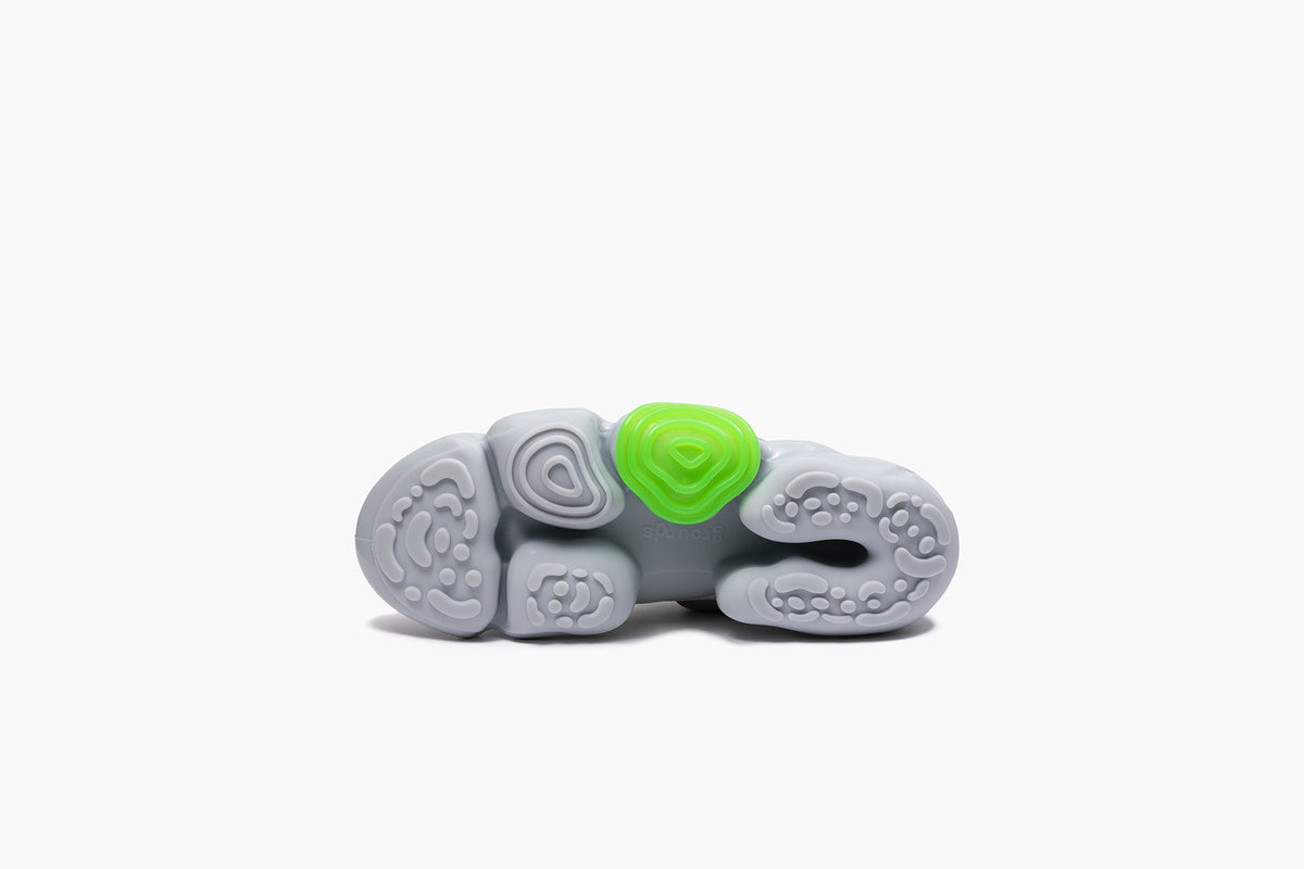 MOOPIE JAWS - WHITE NEON GREEN / ICEGRAY SOLID (ムーピー ジョーズ ホワイトネオングリーン ...