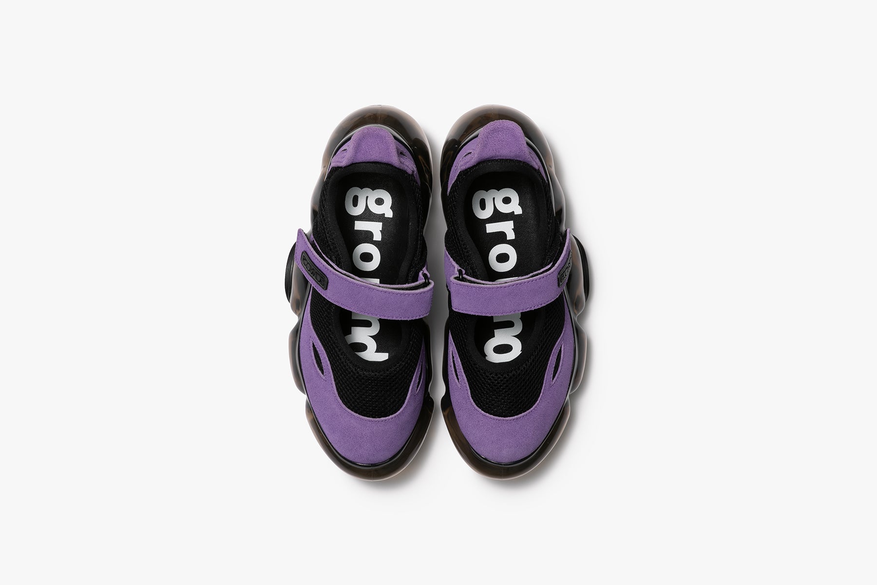 grounds MOOPIE MARY JANE BLACK PURPLE / BLACK