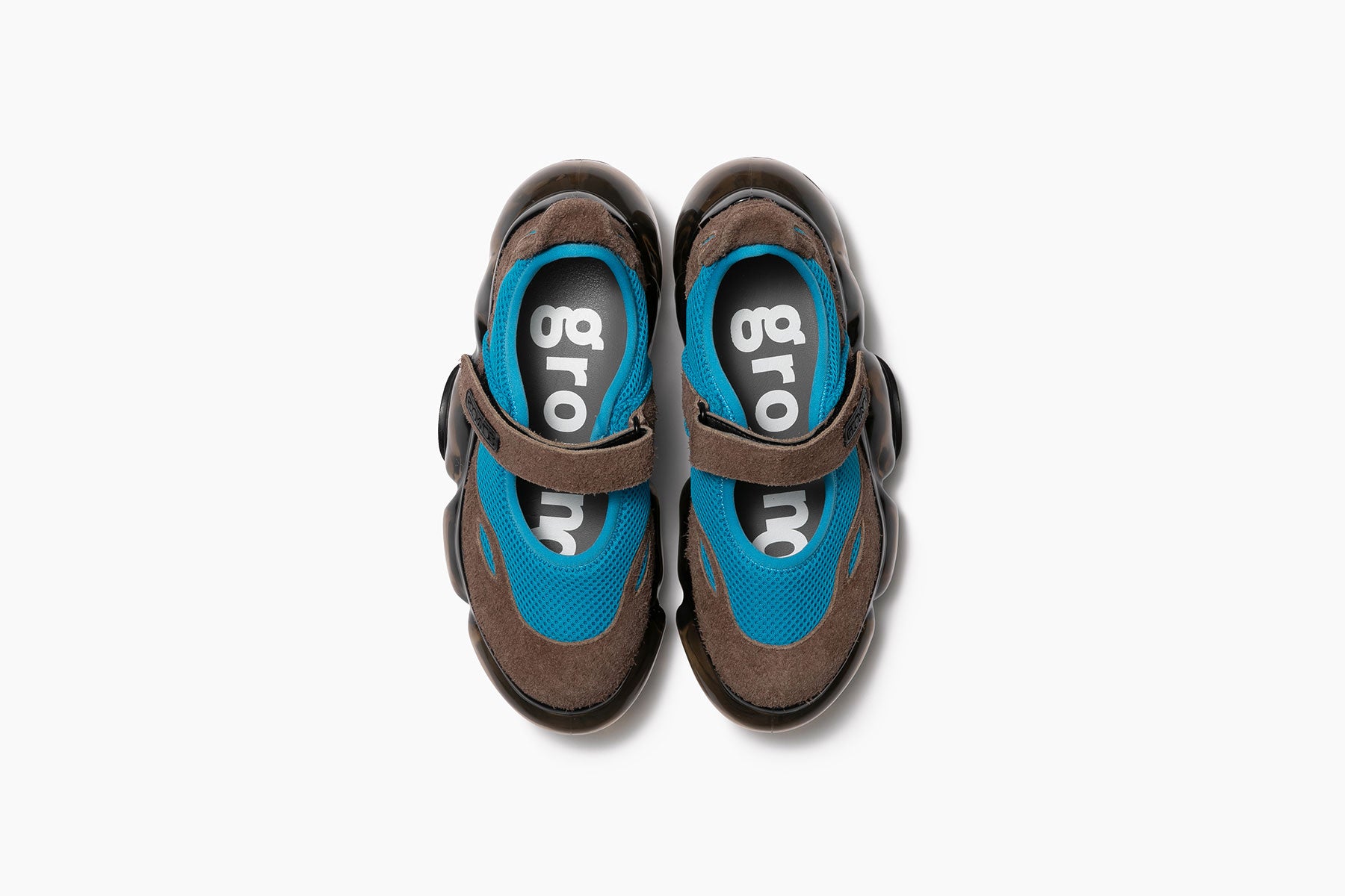 MOOPIE MARY JANE- AZURE BLUE / BLACK (ムーピー メリージェーン