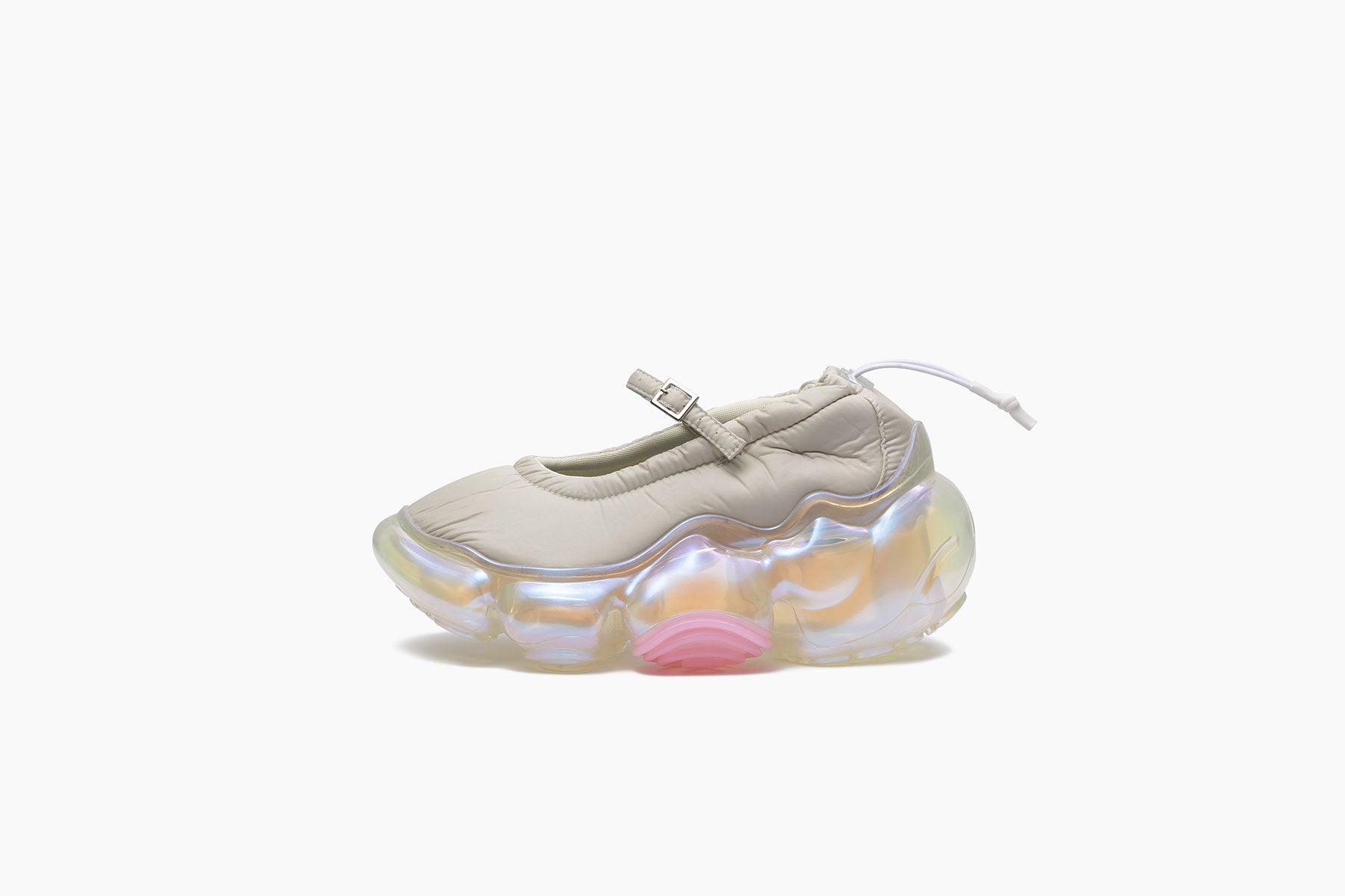 grounds MOOPIE PUMPS CREAM / CLEAR AURORA