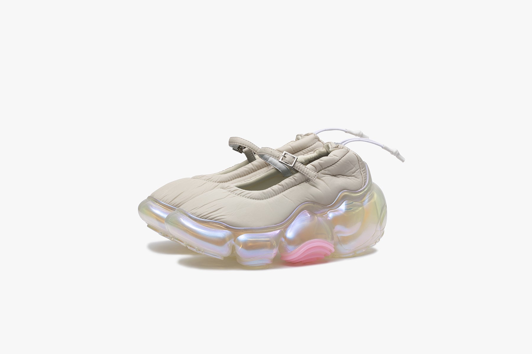 grounds MOOPIE PUMPS CREAM / CLEAR AURORA