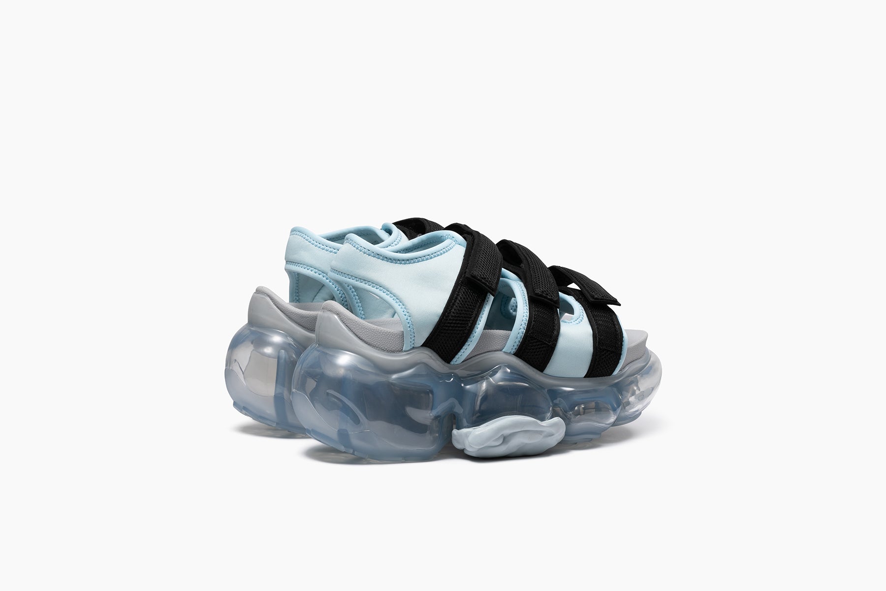 MOOPIE CATERPILLAR SANDAL - LIGHT BLUE BLACK / ICEGRAY (ムーピー