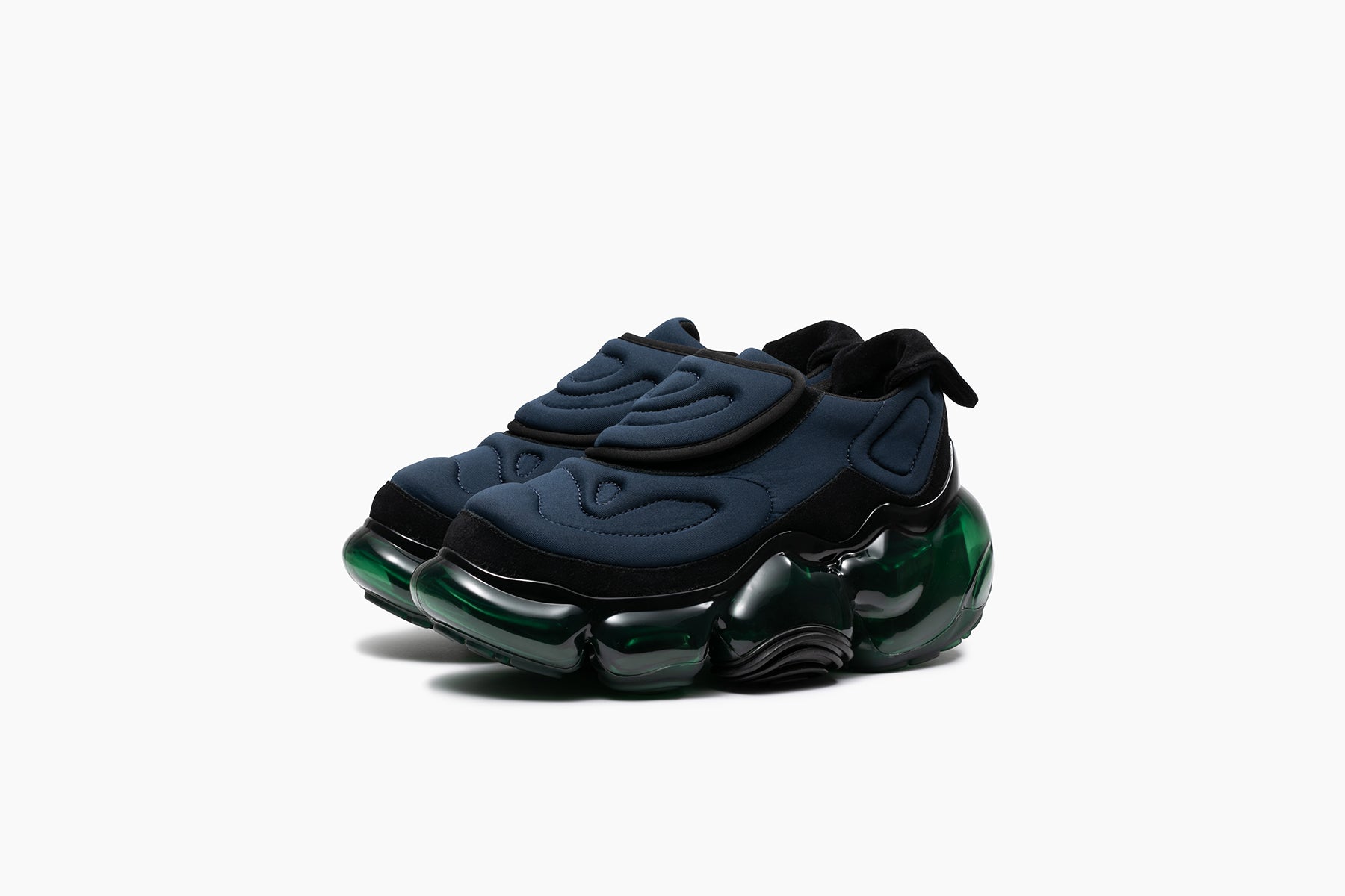 靴 grounds MOOPIE NAZCA-black 23cm MOOPIE NAZCA - NAVY BLACK / DARK GREEN (ムーピー ナスカ