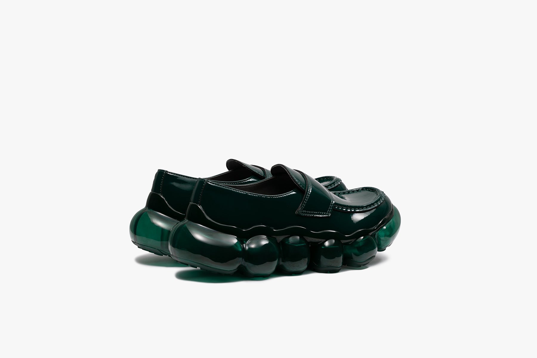 grounds JEWELRY LOAFER DARK GREEN / DARK GREEN