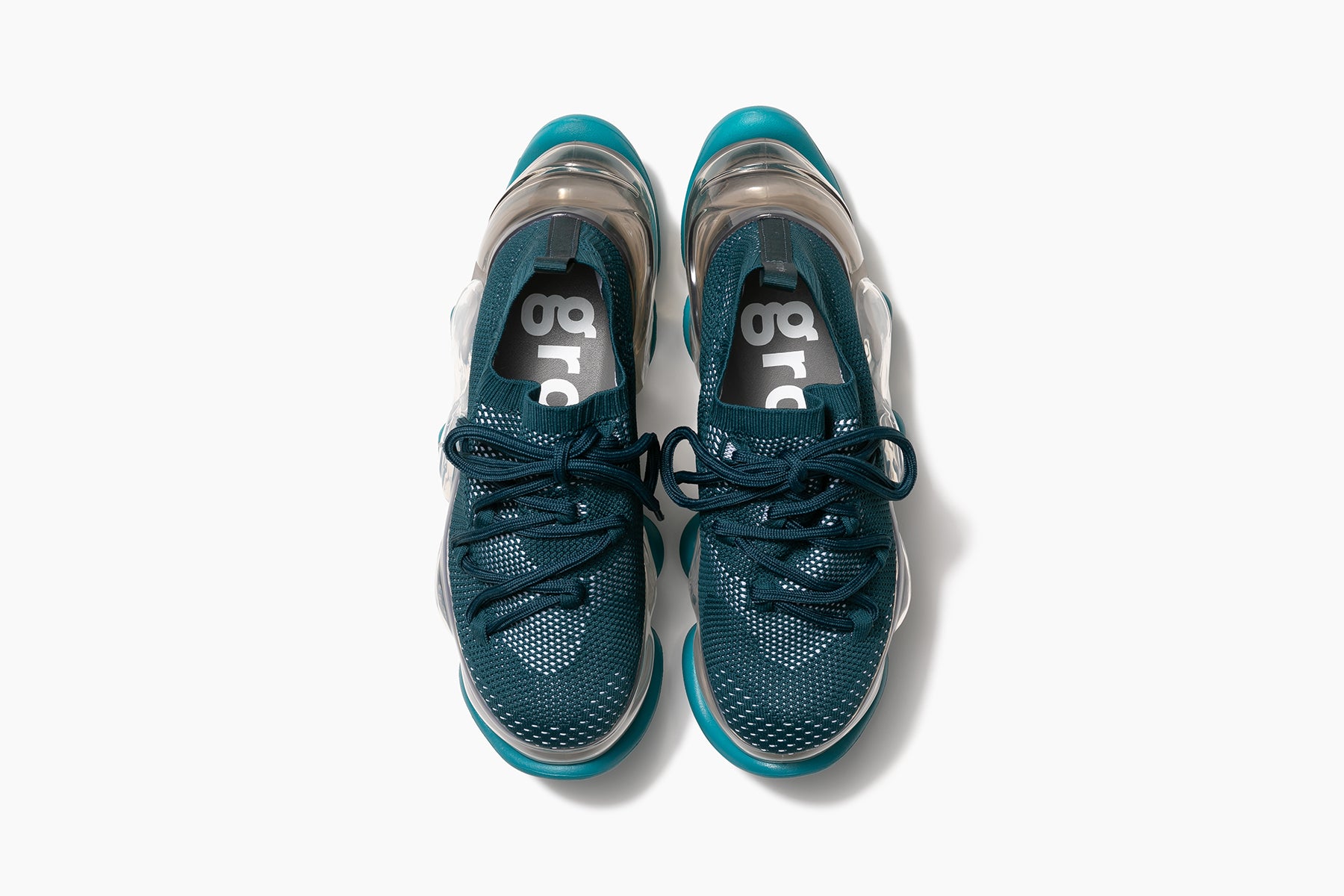 grounds SKYSCRAPER　TEAL WHITE / CLEAR