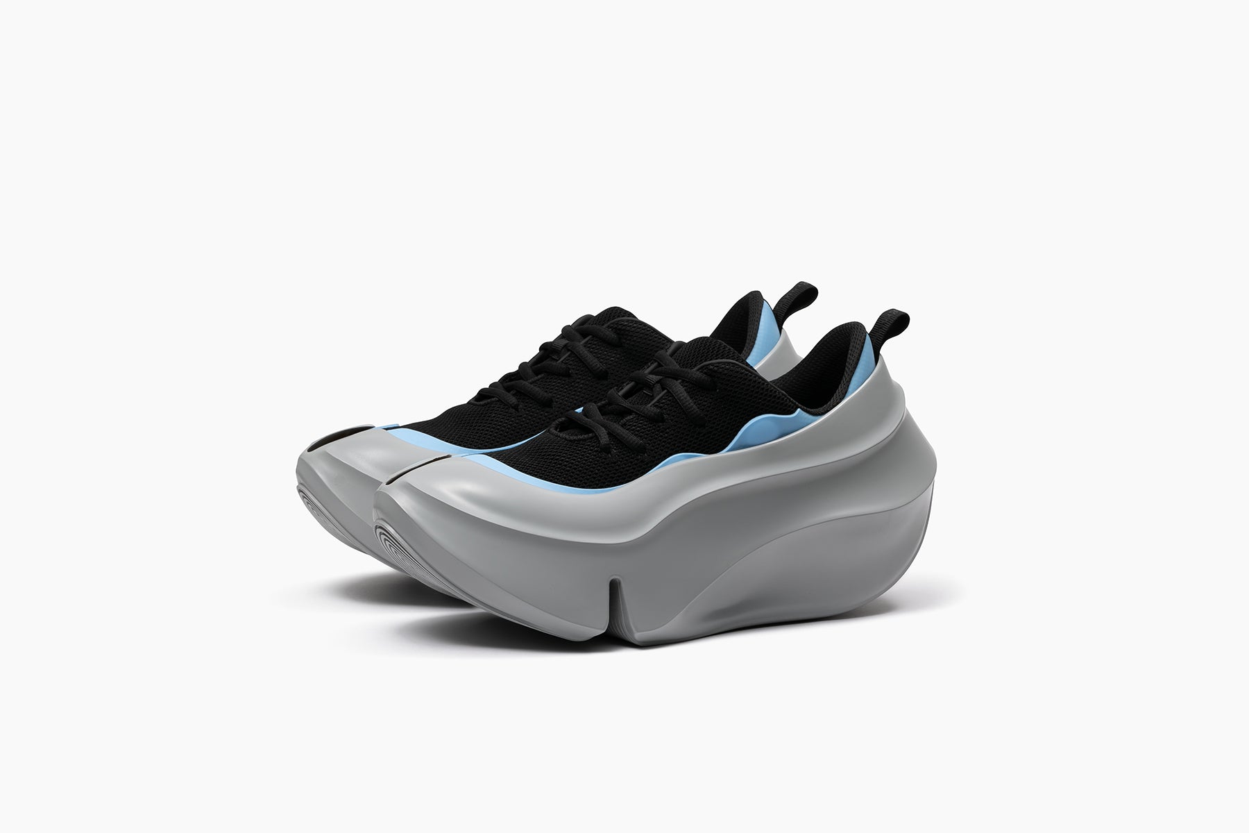 grounds ORCA WAVE　BLACK GRAY BLUE / GRAY PAINT