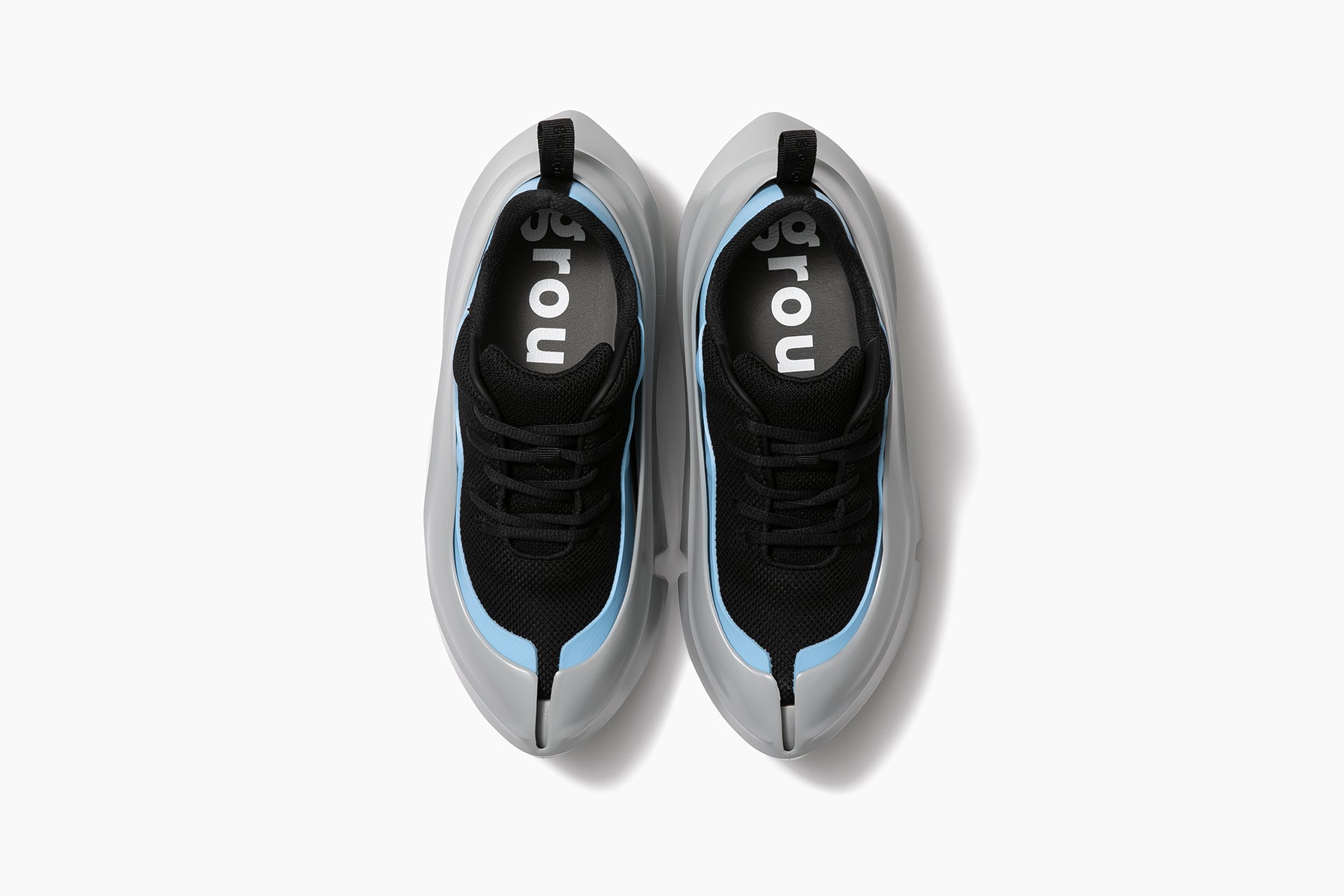 grounds ORCA WAVE　BLACK GRAY BLUE / GRAY PAINT