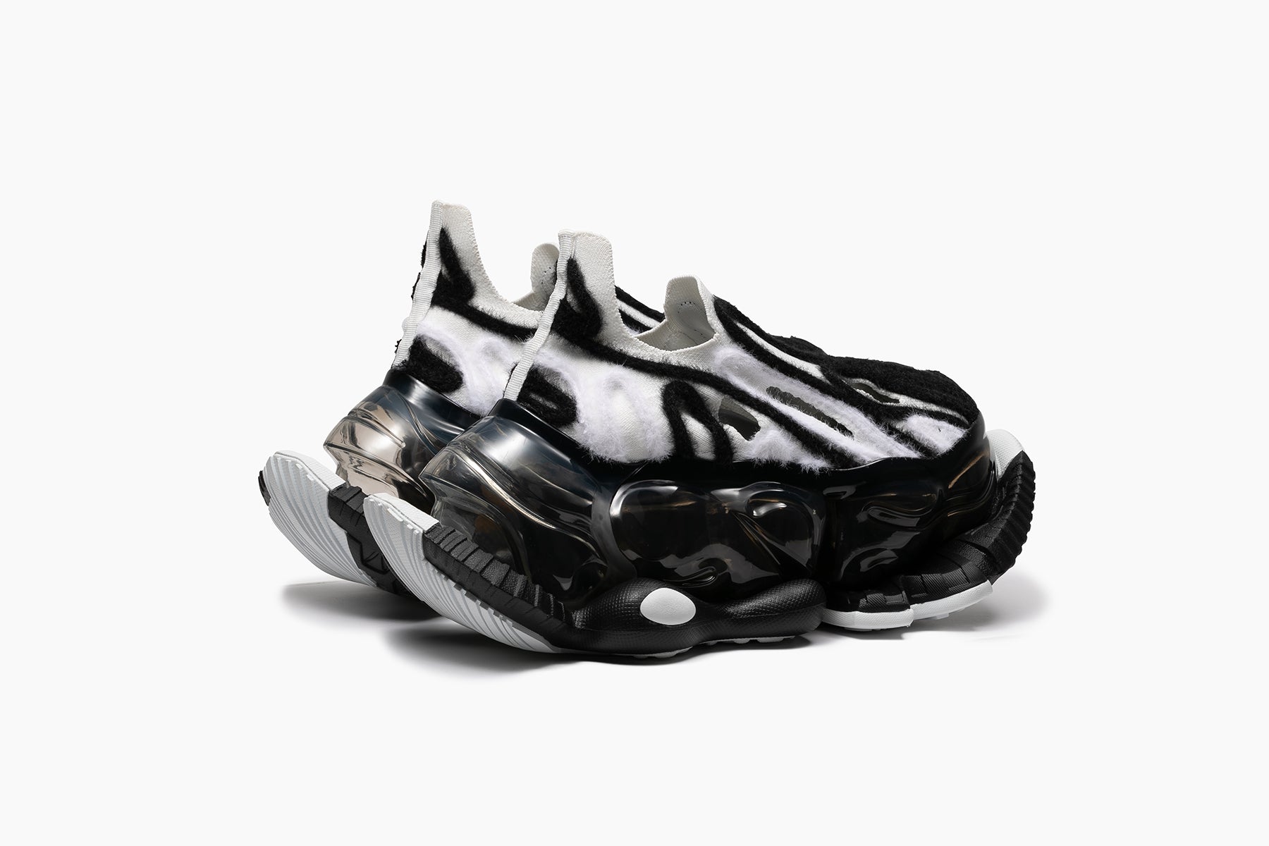 SKYSCRAPER FALCON PUPA - WHITE BLACK / BLACK CLEAR (スカイ