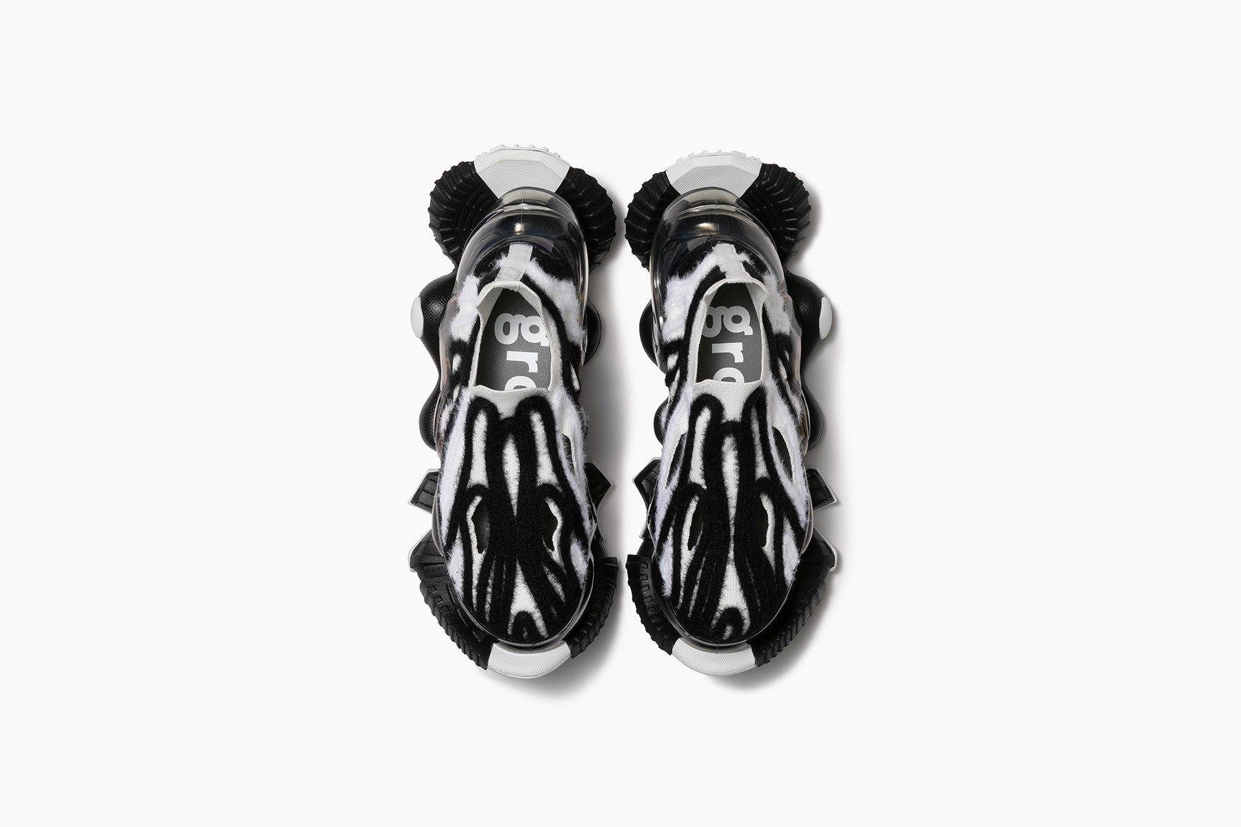 SKYSCRAPER FALCON PUPA - WHITE BLACK / BLACK CLEAR (スカイ